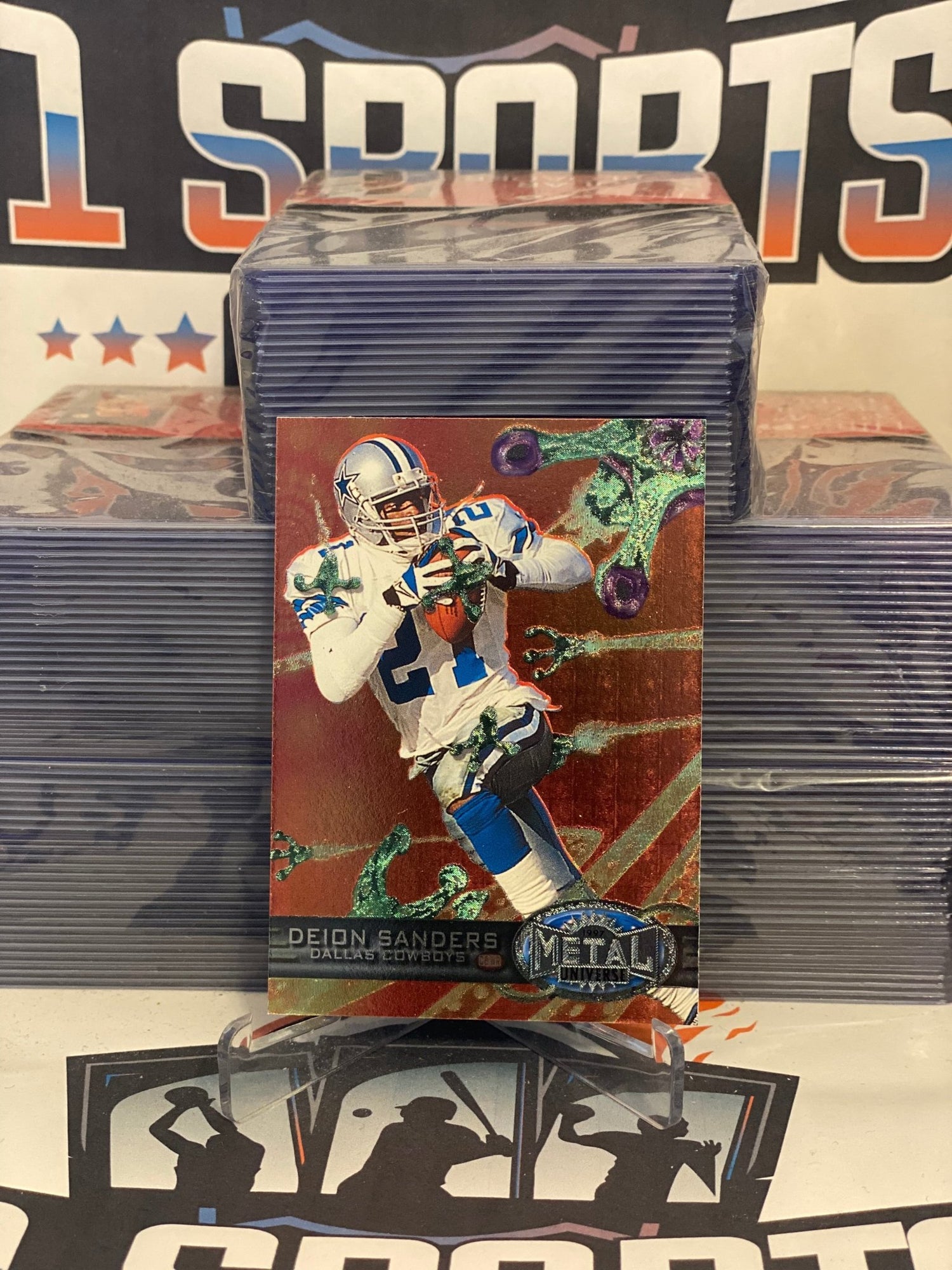 1999 Fleer Metal Deion Sanders #135