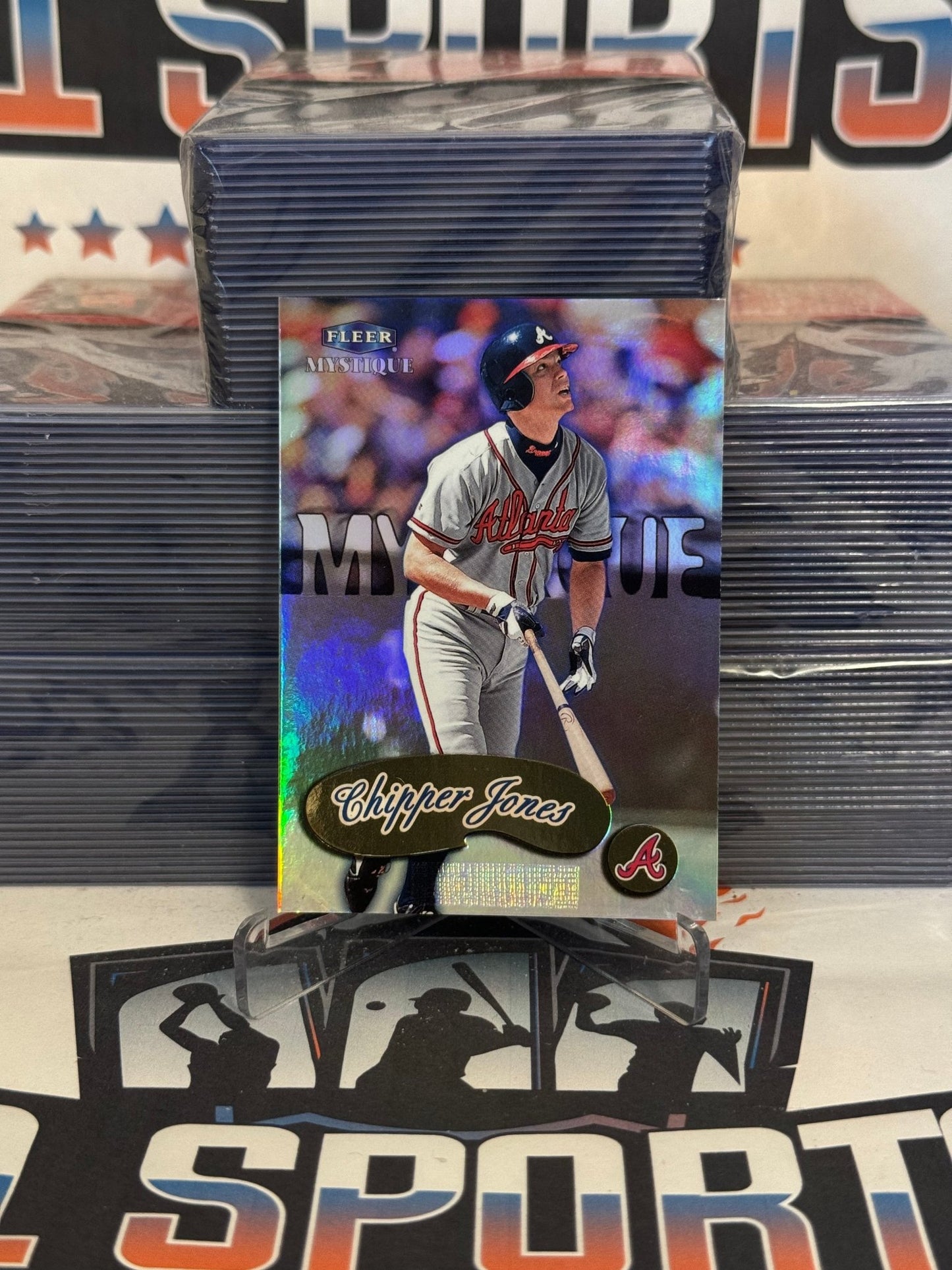 1999 Fleer Mystique (Gold) Chipper Jones #45