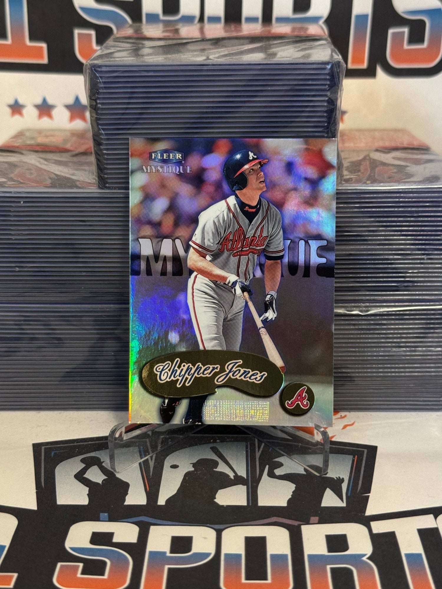 1999 Fleer Mystique (Gold) Chipper Jones #45