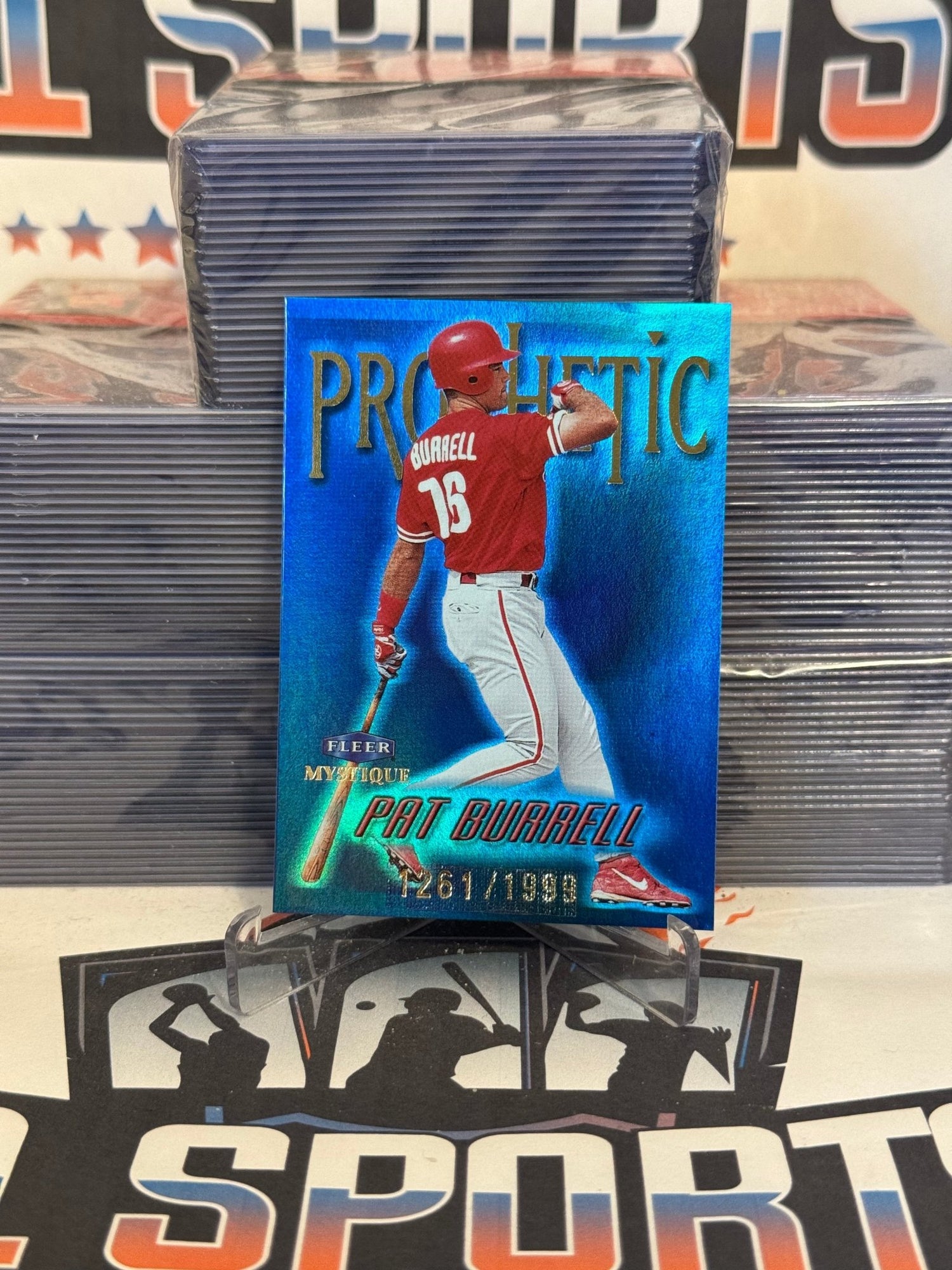 1999 Fleer Mystique (Prophetic 1261/1999) Pat Burrell #9