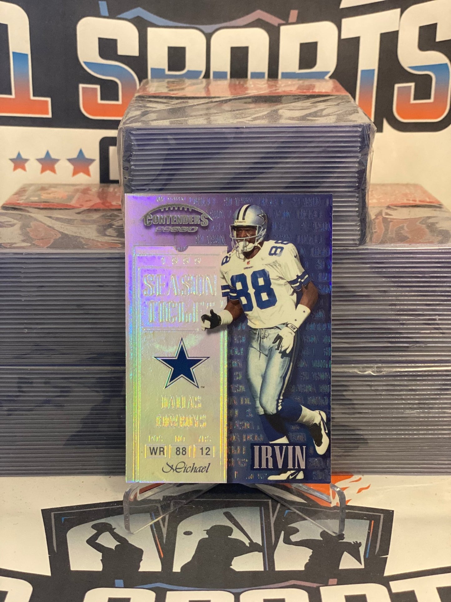 1999 Playoff (Contenders 99SSD) Michael Irving #44