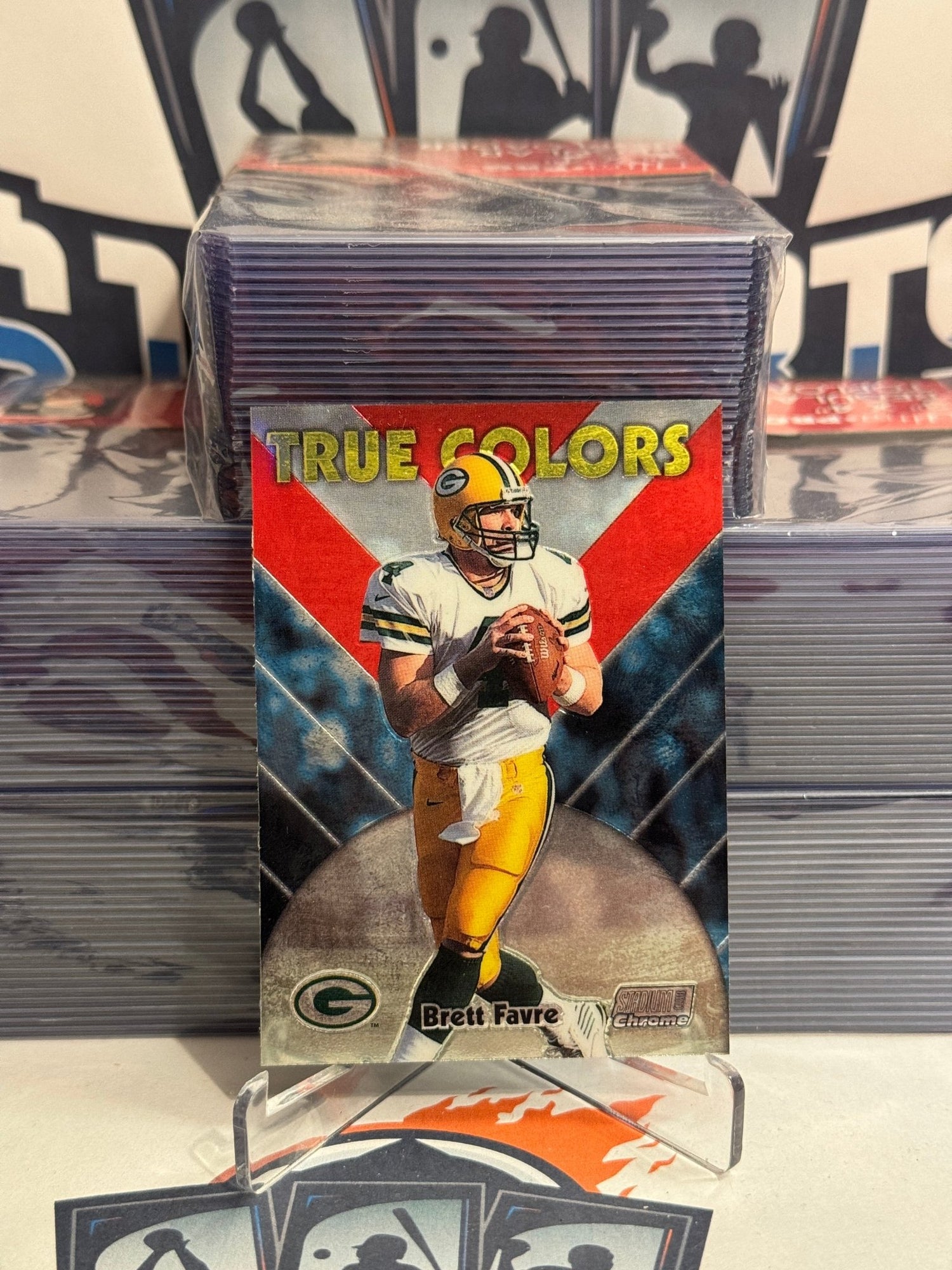 1999 Topps Chrome (True Colors) Brett Favre #SCCE18