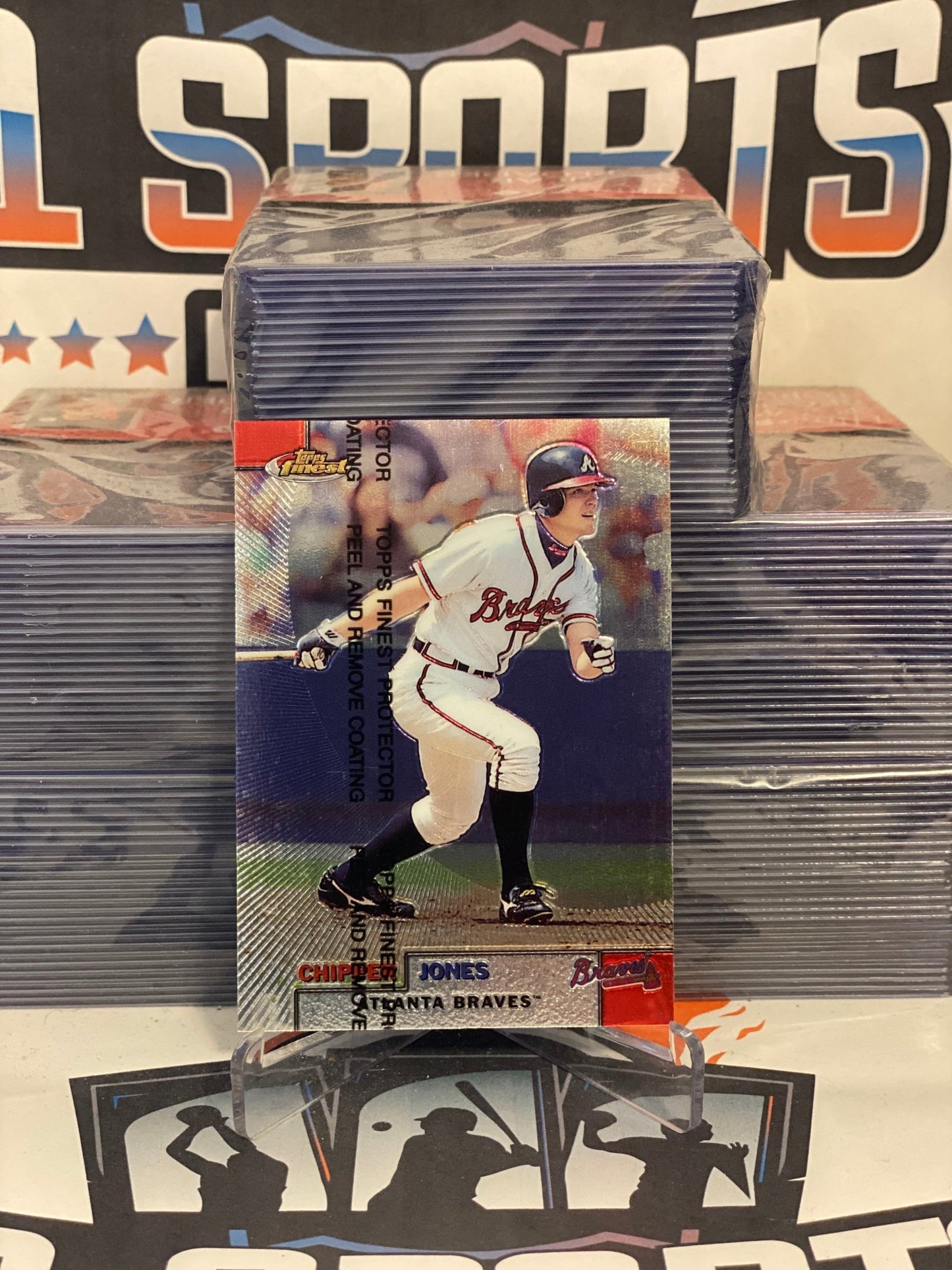 1999 Topps Finest Chipper Jones #16