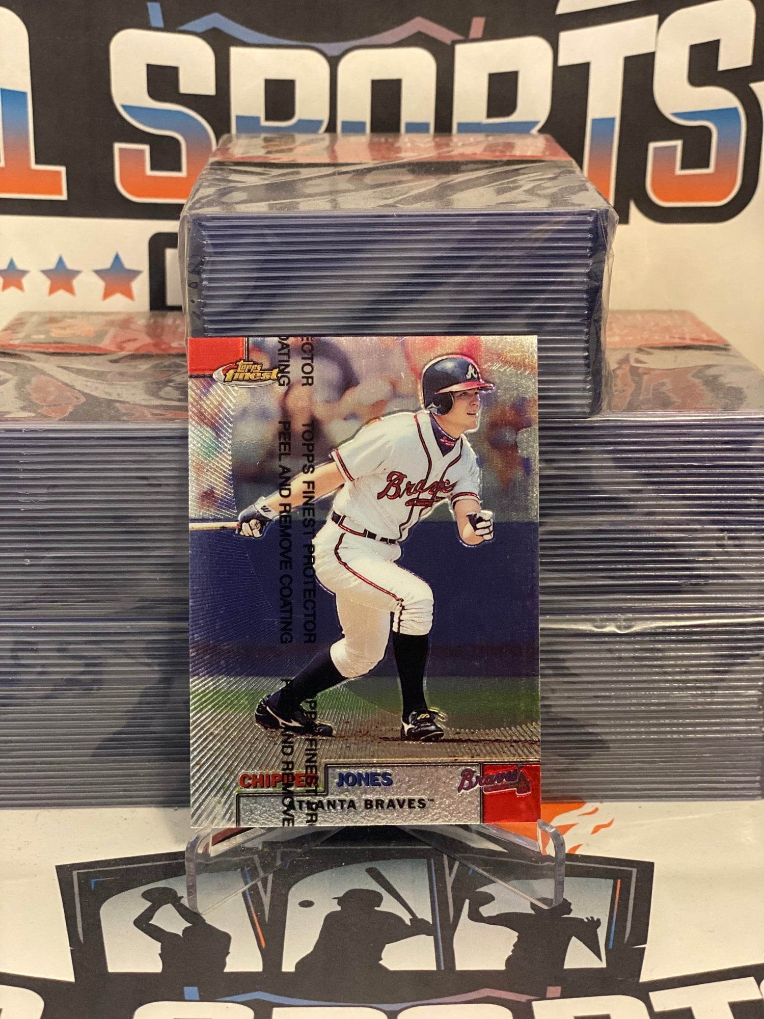 1999 Topps Finest Chipper Jones #16