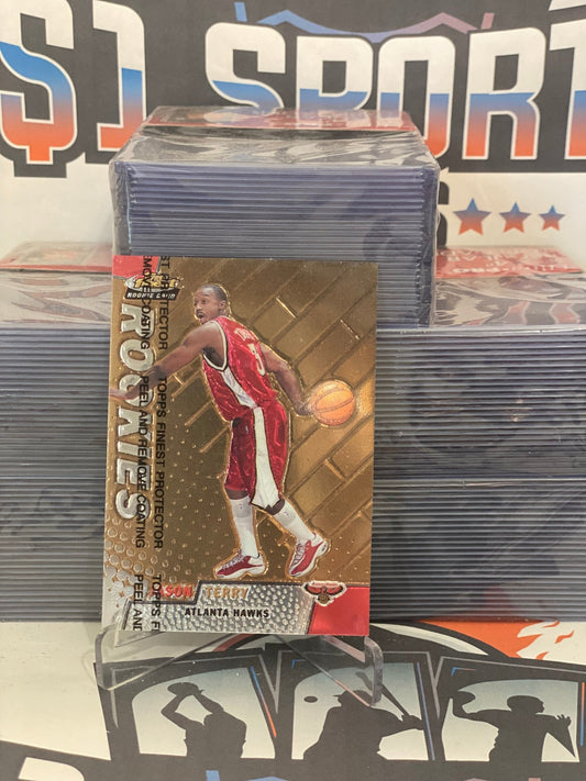 1999 Topps Finest Jason Terry Rookie #115