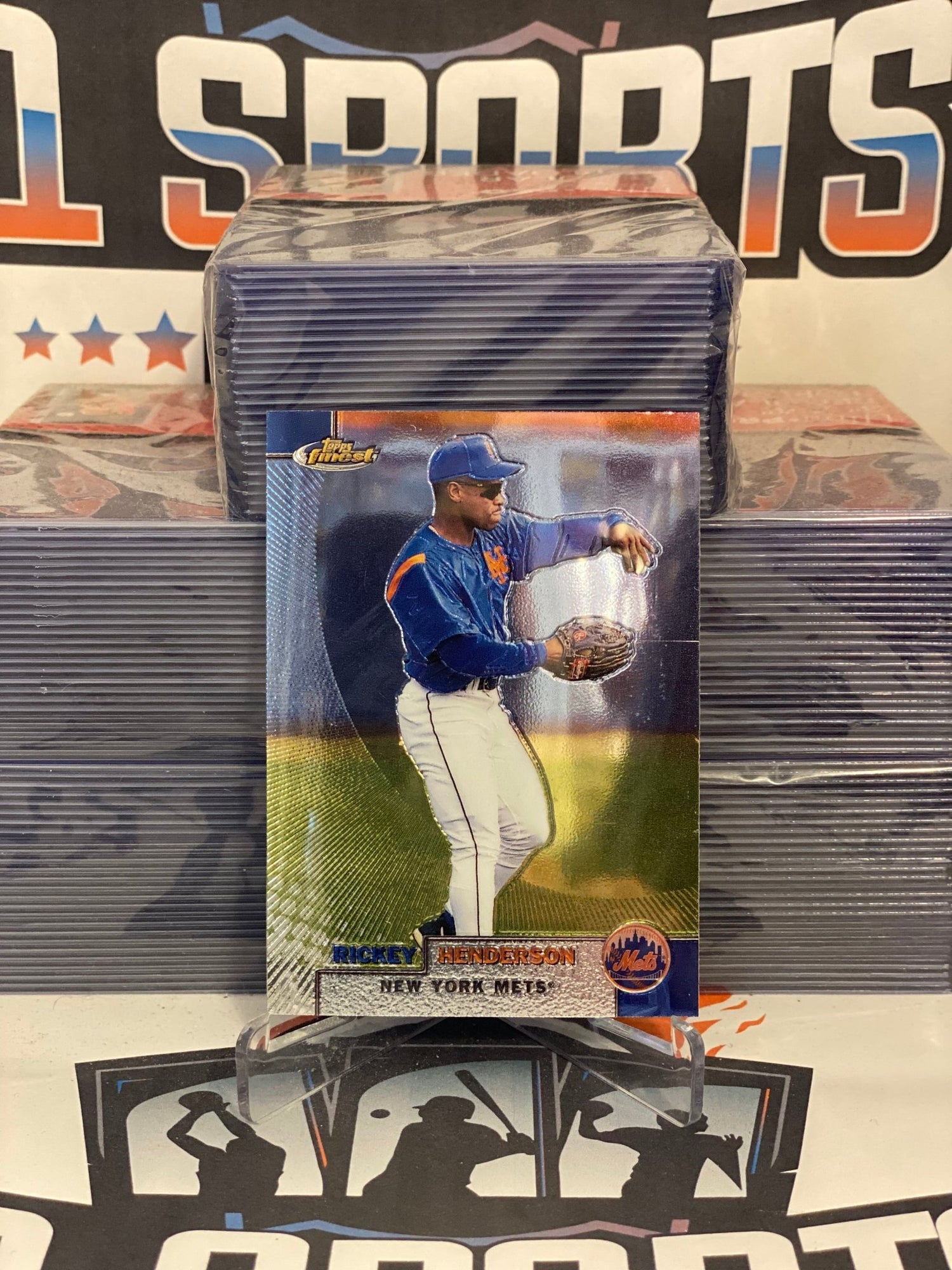 1999 Topps Finest Rickey Henderson #159