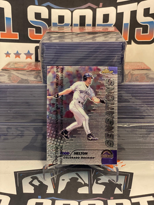 1999 Topps Finest (Sensations) Todd Helton #130