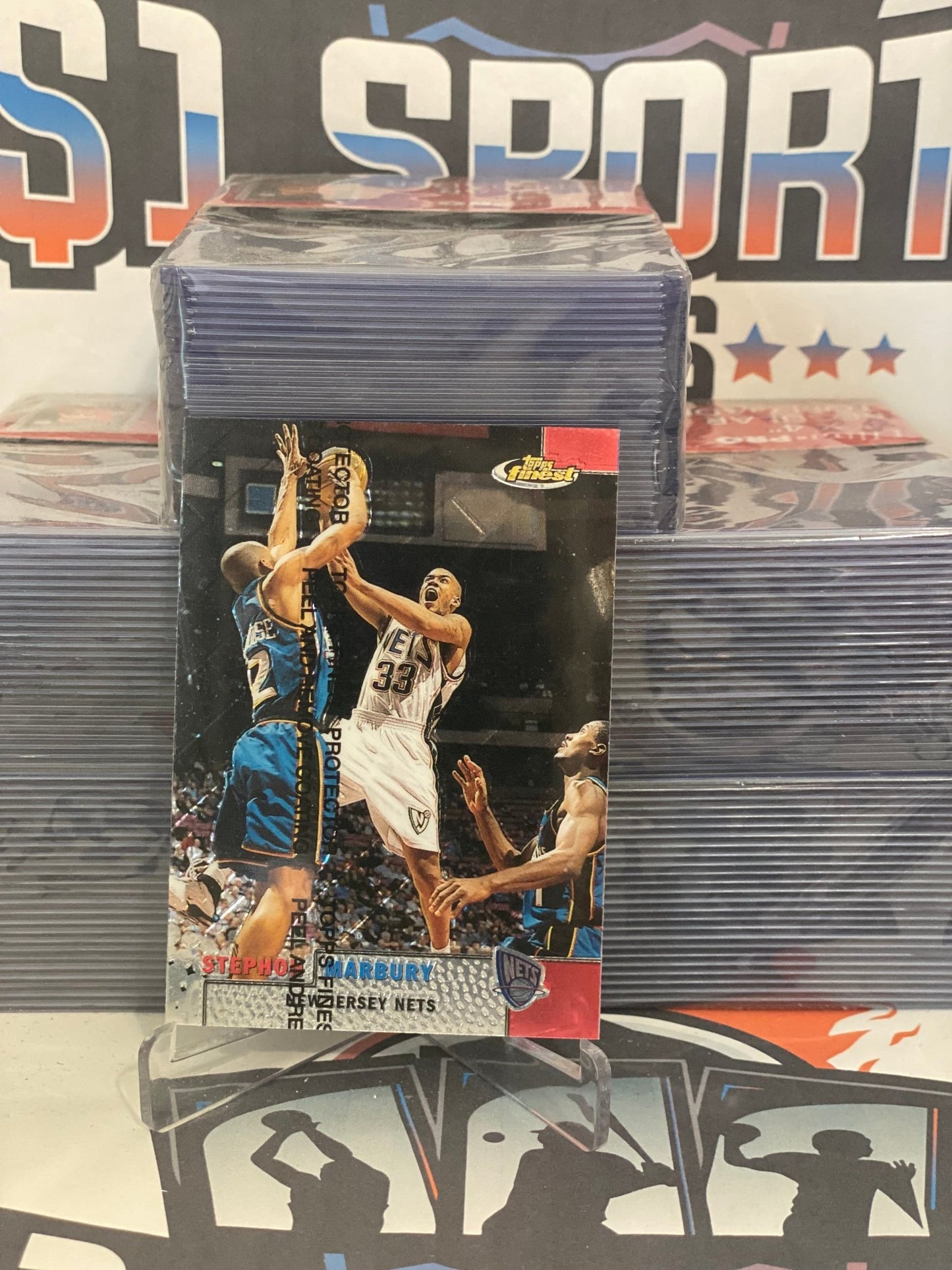 1999 Topps Finest Stephon Marbury #93