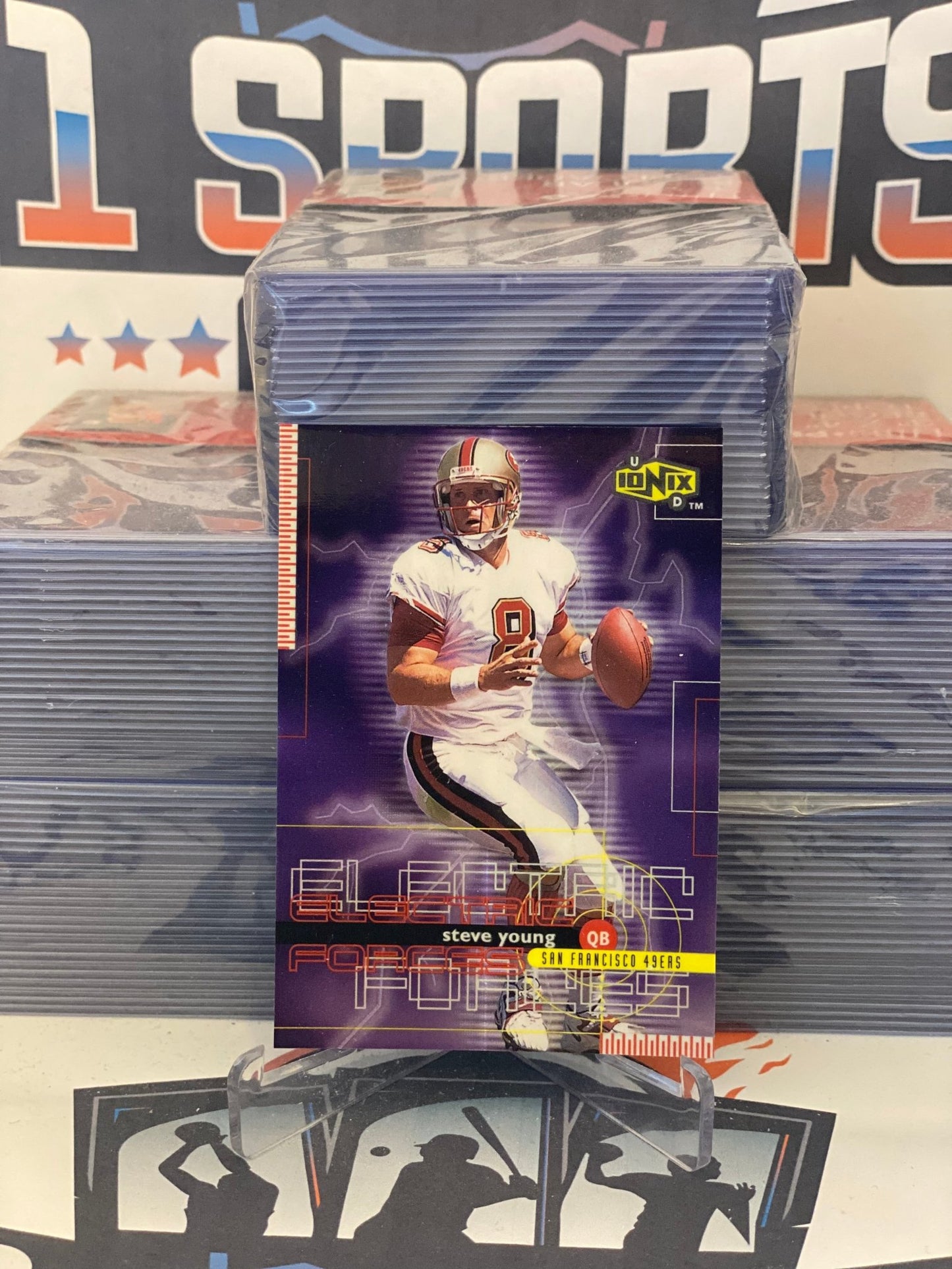 1999 Upper Deck Ionix (Electric Force) Steve Young #EF15