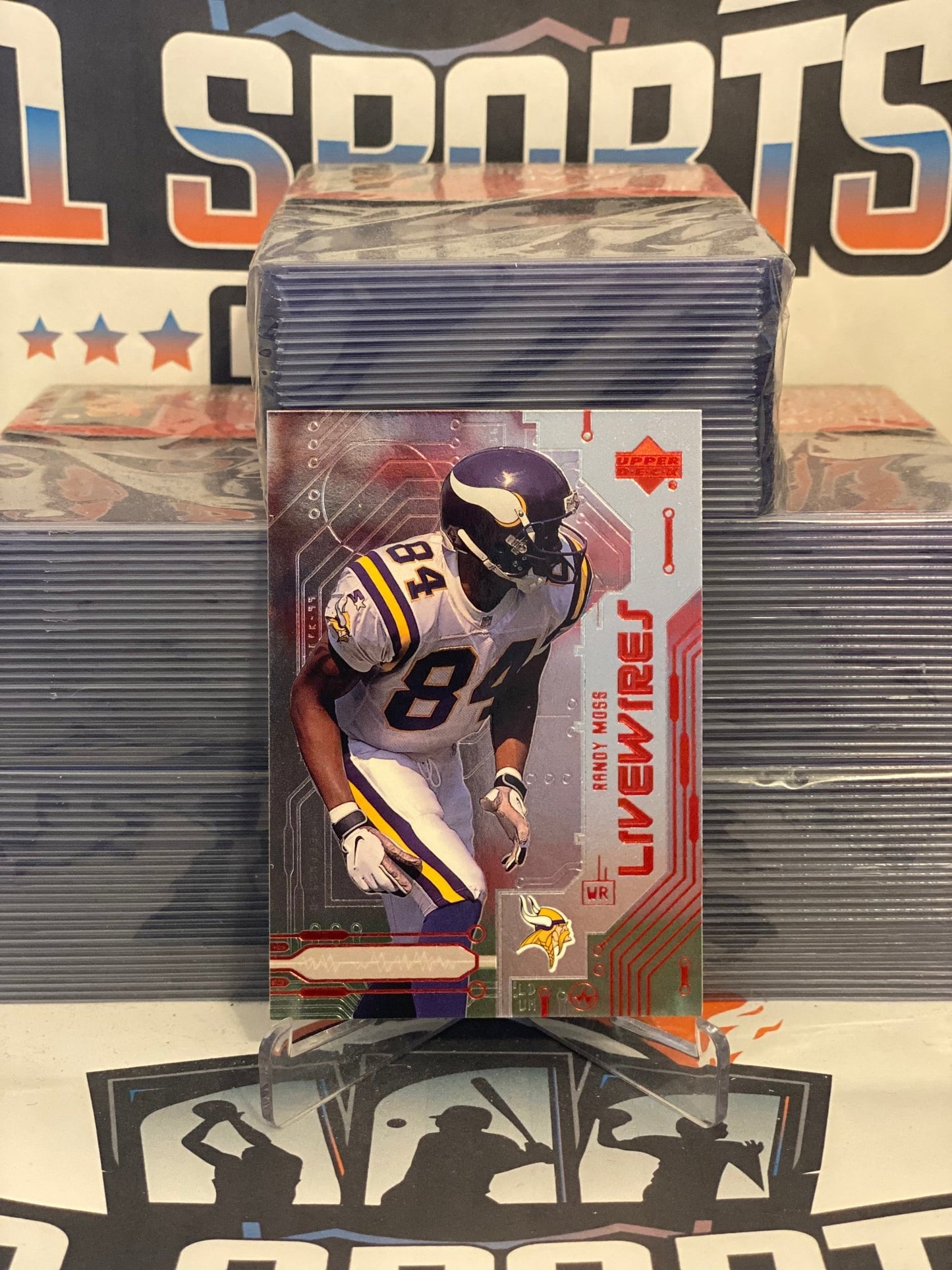 1999 Upper Deck (Live Wire) Randy Moss #19