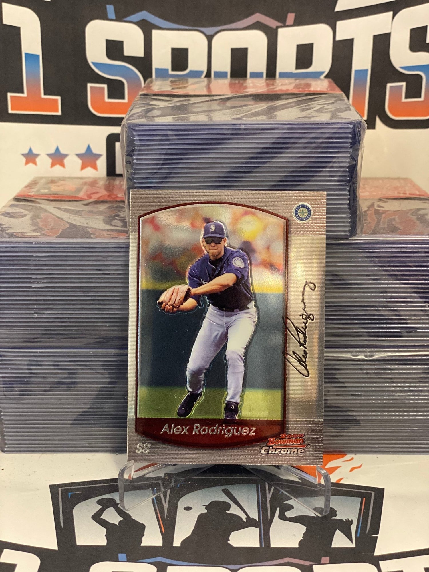 2000 Bowman Chrome Alex Rodriguez #95