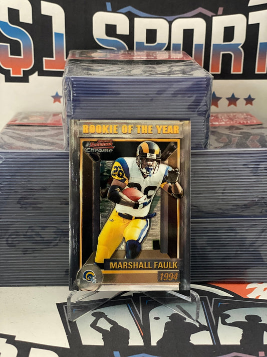 2000 Bowman Chrome (Rookie of the Year) Marshall Faulk #R3