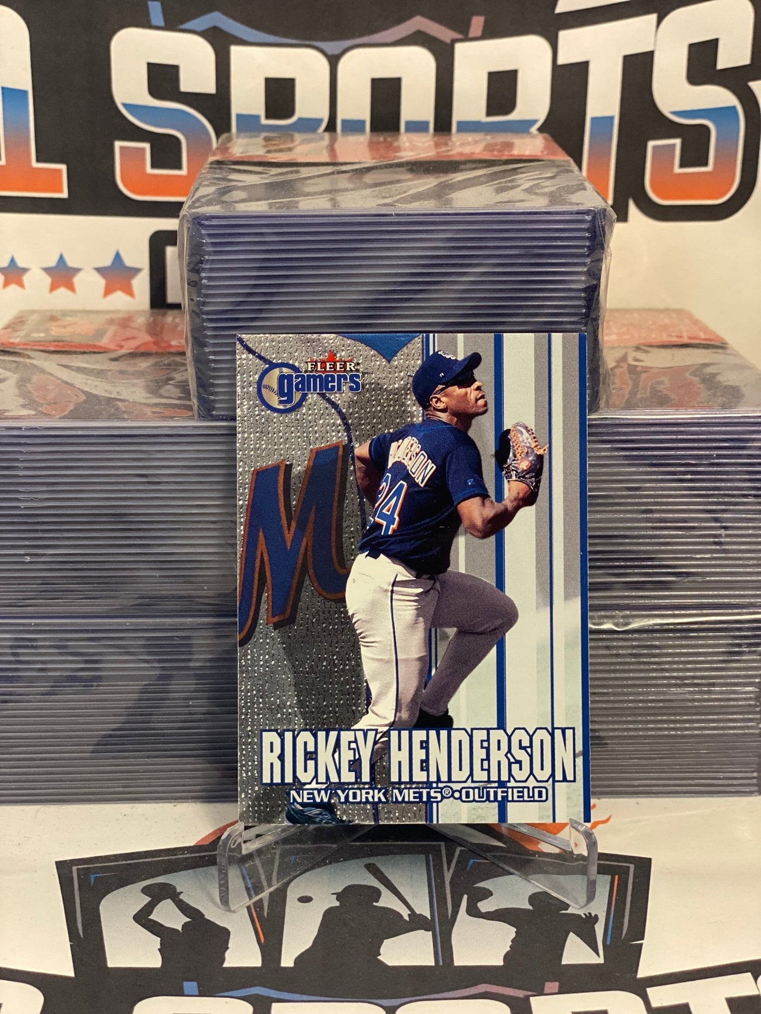 2000 Fleer Gamers Rickey Henderson #61