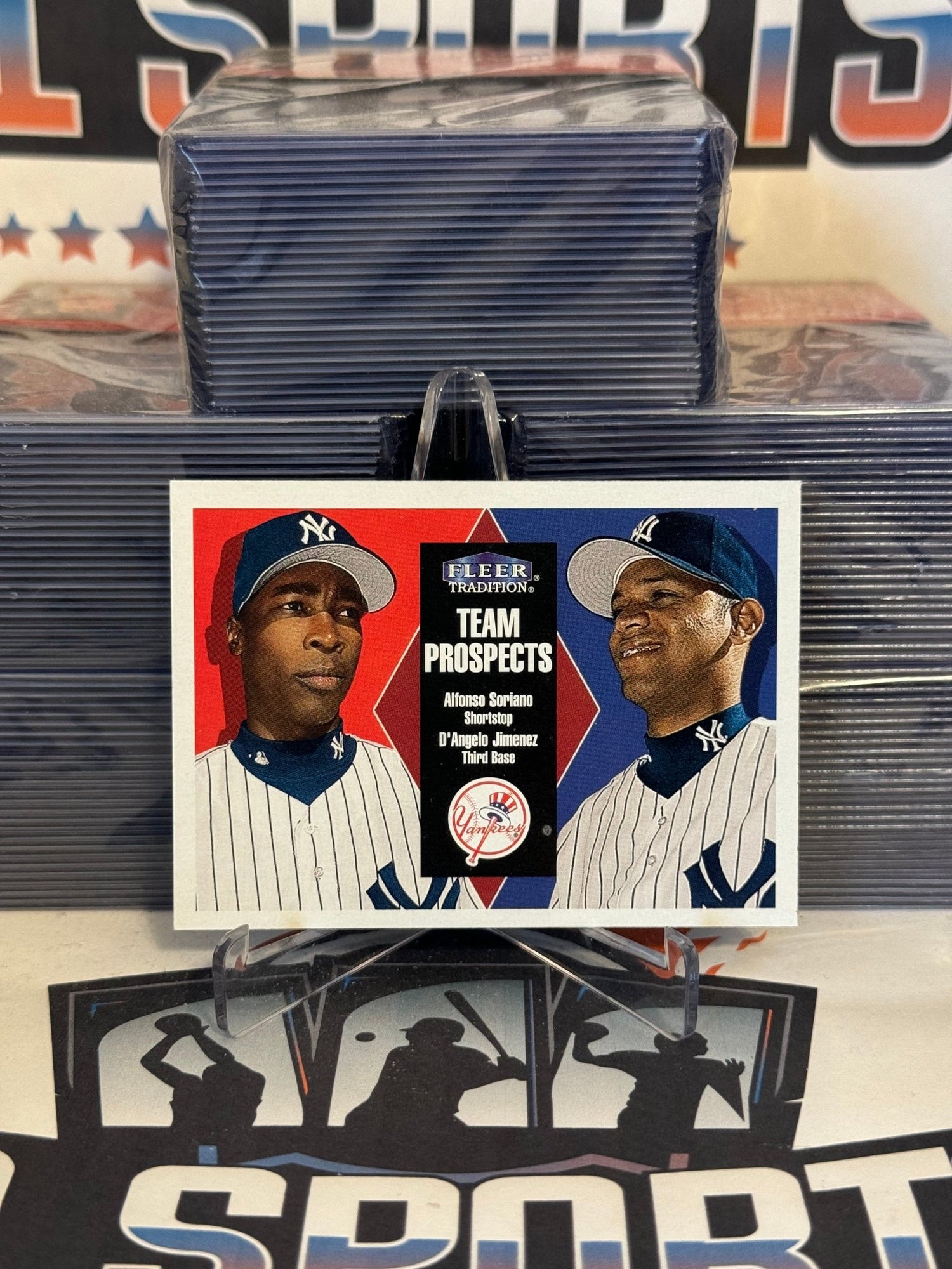 2000 Fleer Tradition (Team Prospects) Alfonso Soriano & D'Angelo Jimenez Rookie #41