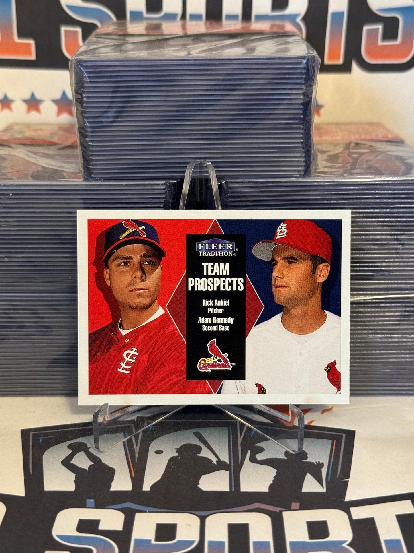 2000 Fleer Tradition (Team Prospects) Rick Ankiel & Adam Kennedy Rookie #256