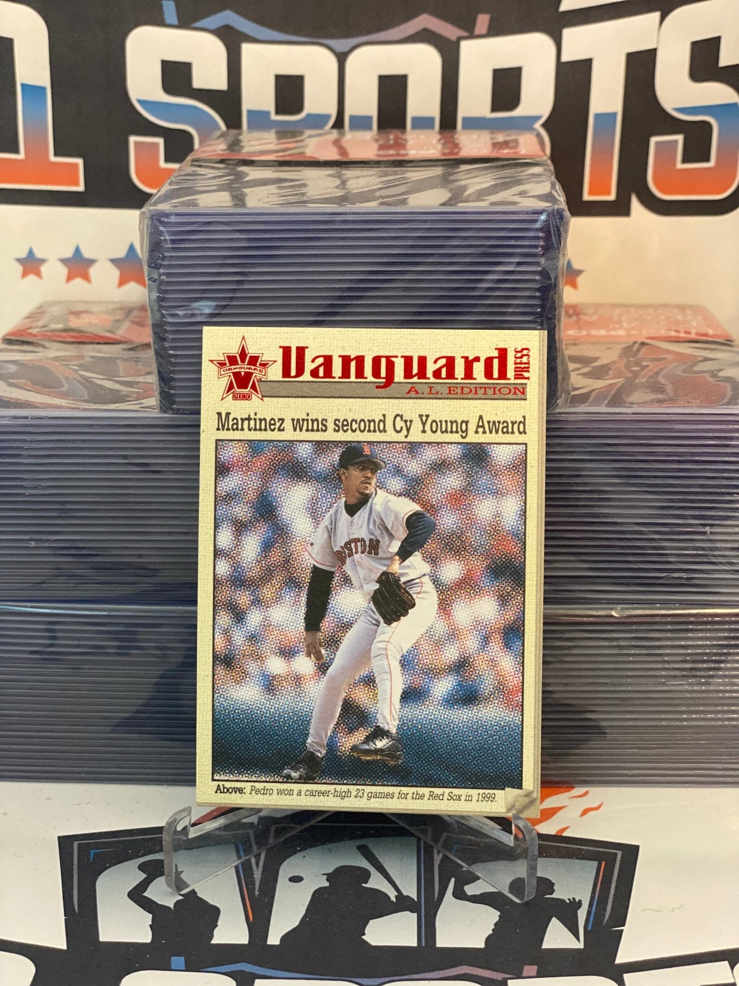2000 Pacific Vaguard (Press) Pedro Martinez #3