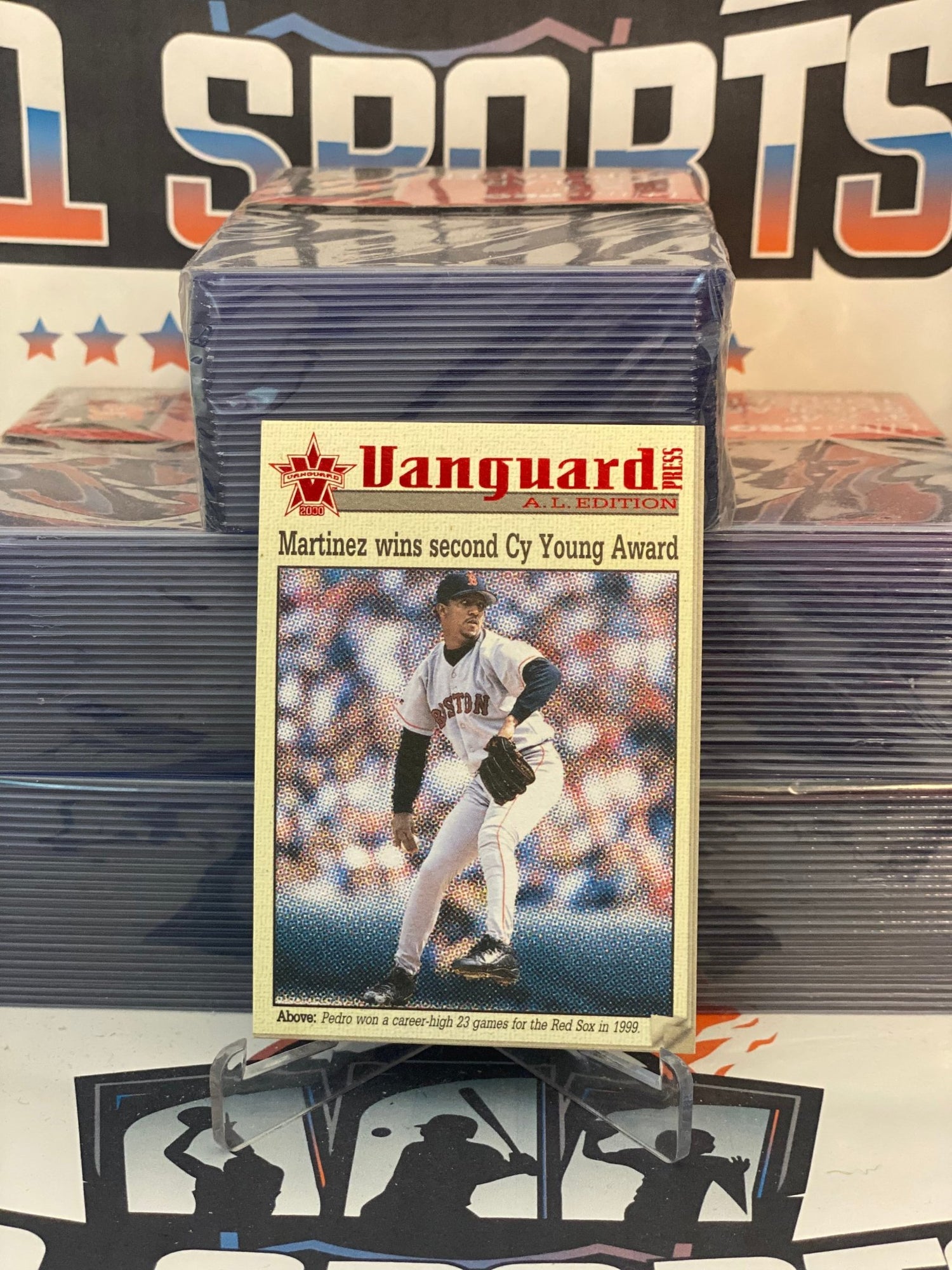 2000 Pacific Vaguard (Press) Pedro Martinez #3
