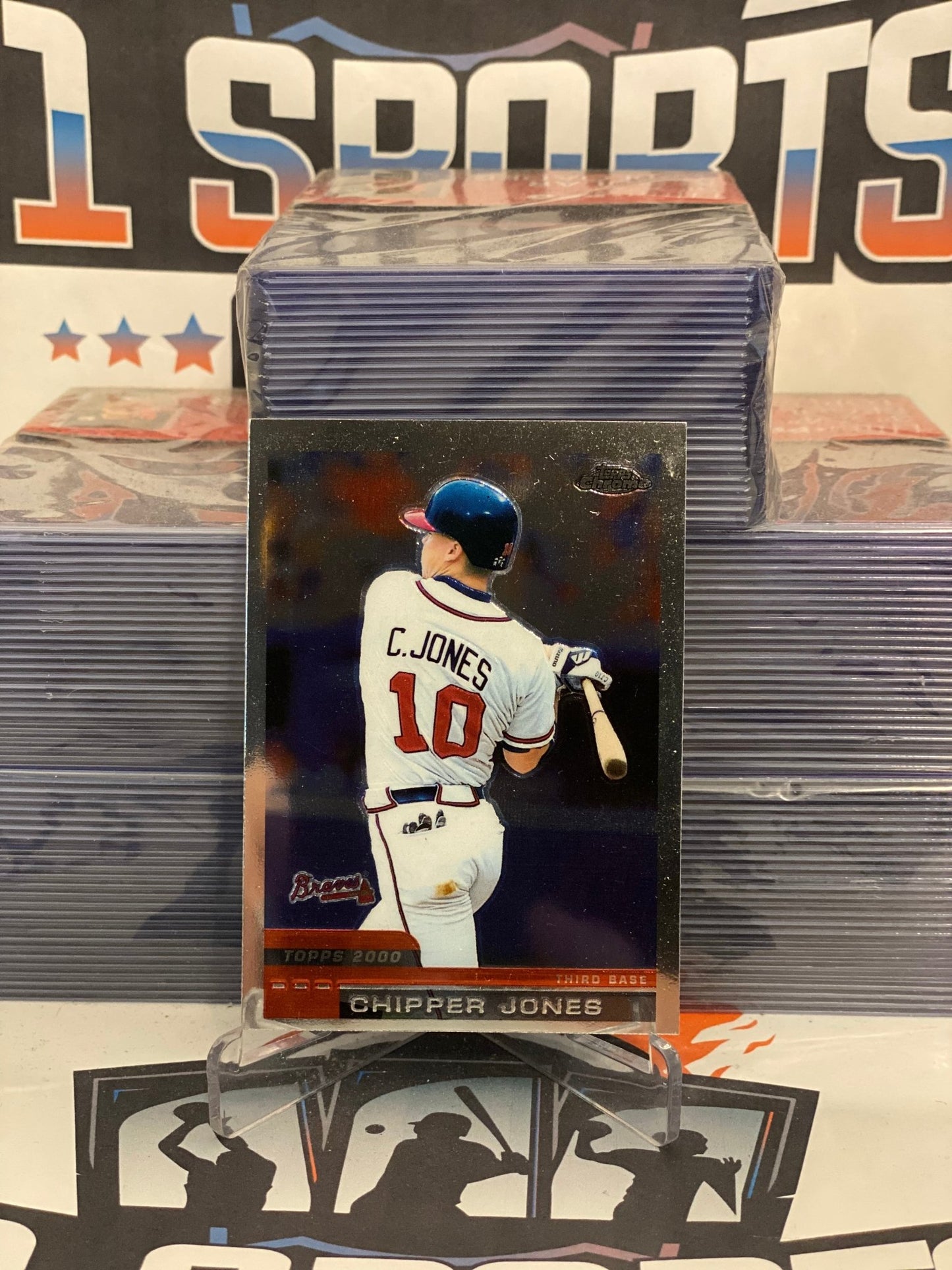 2000 Topps Chrome Chipper Jones #180