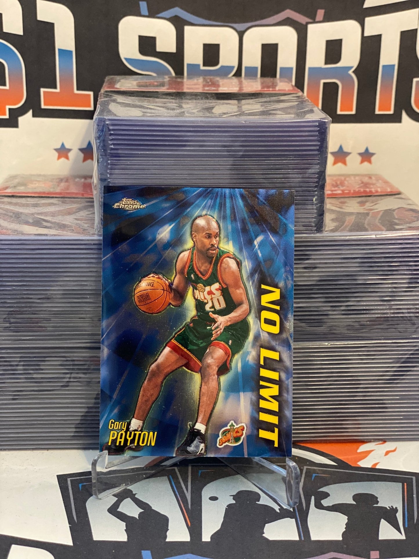 2000 Topps Chrome (No Limit) Gary Payton #NL12