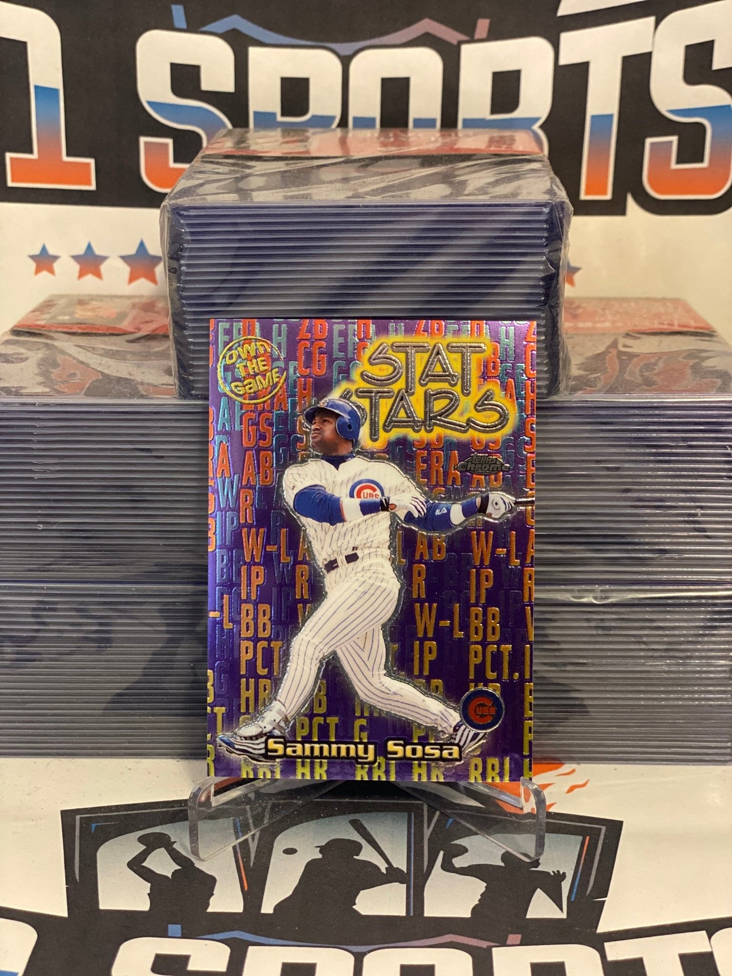 2000 Topps Chrome (Stat Stars) Sammy Sosa #OTG8