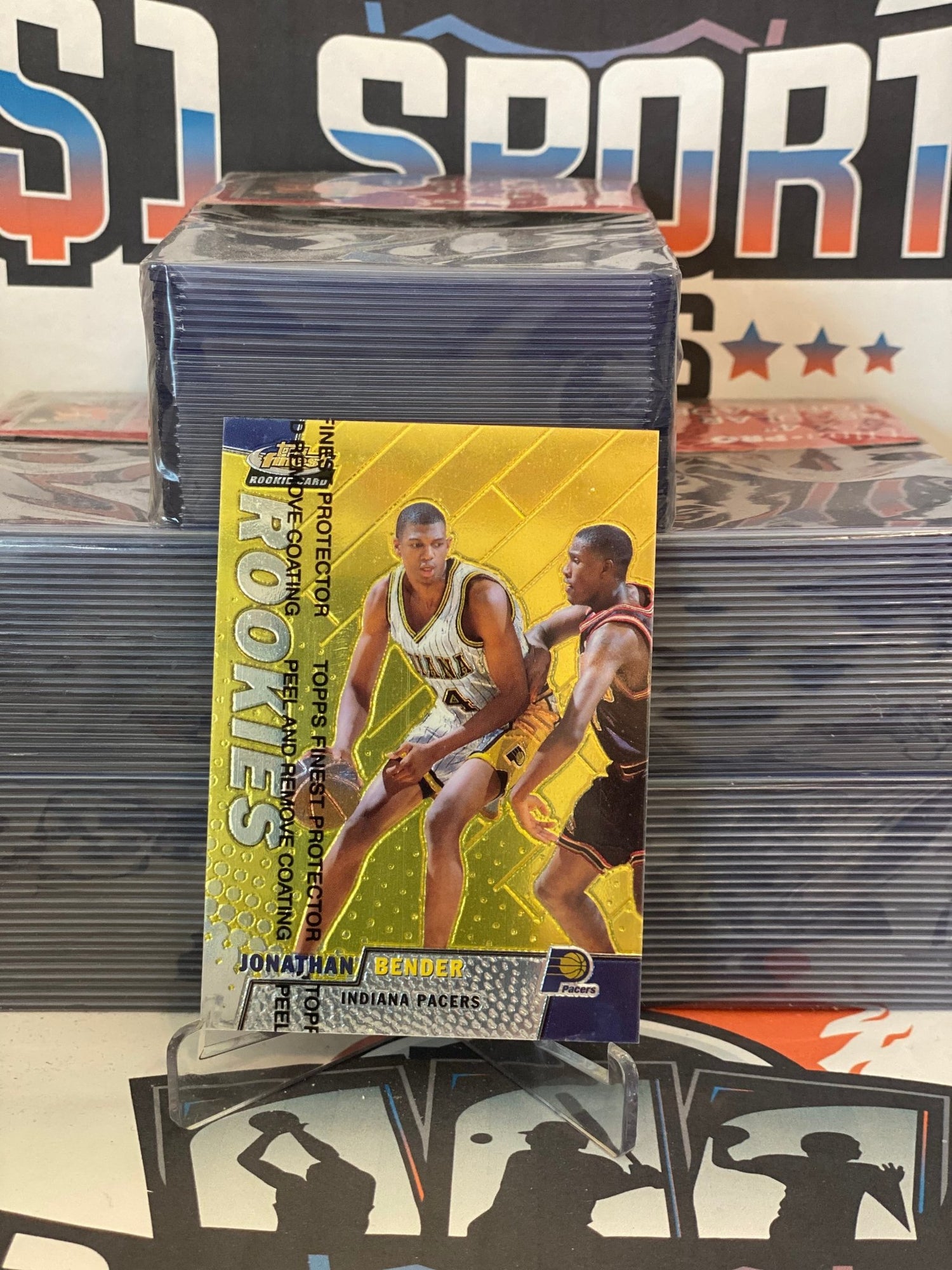 2000 Topps Finest (1666/2000) Jonathan Bender Rookie #253