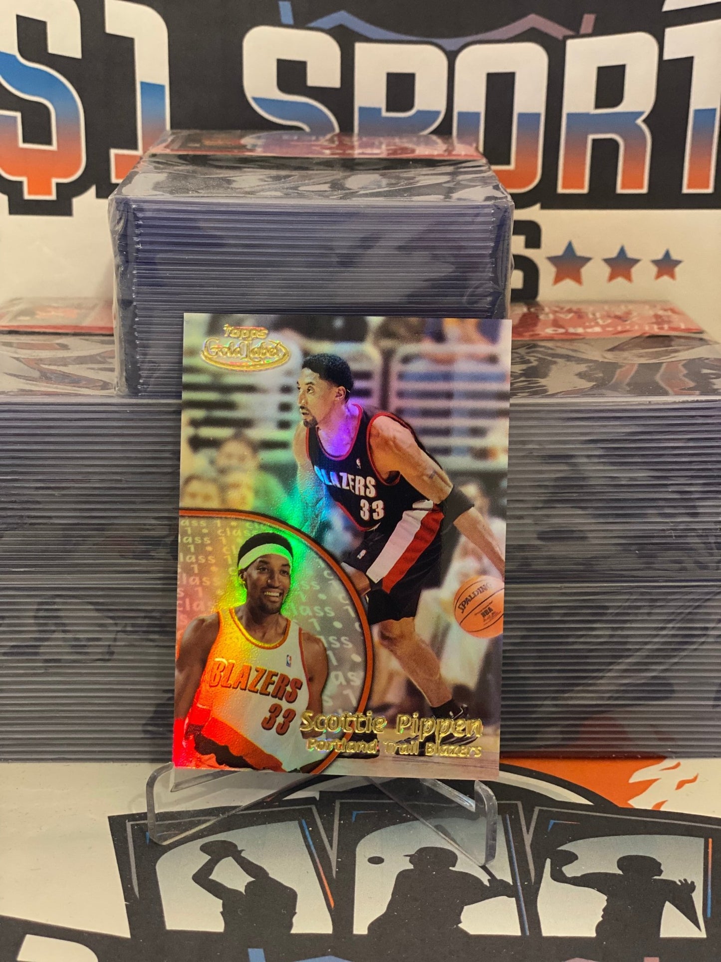2000 Topps Gold Label (Class 1) Scottie Pippen #53