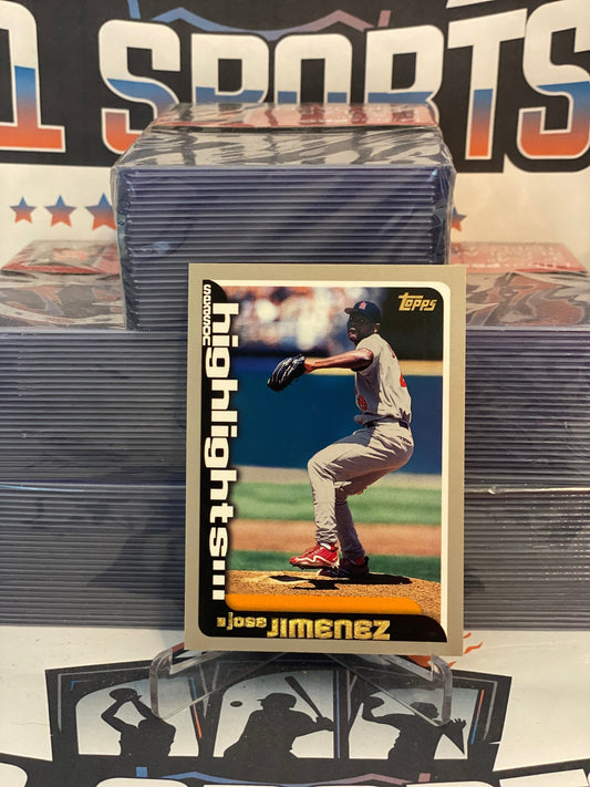 2000 Topps (Highlights) Jose Jimenez #218