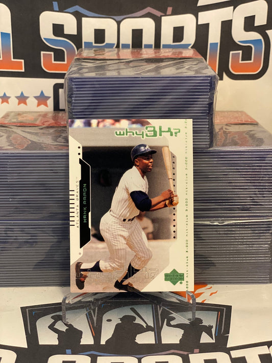2000 Upper Deck (Why 3K?) Hank Aaron #72