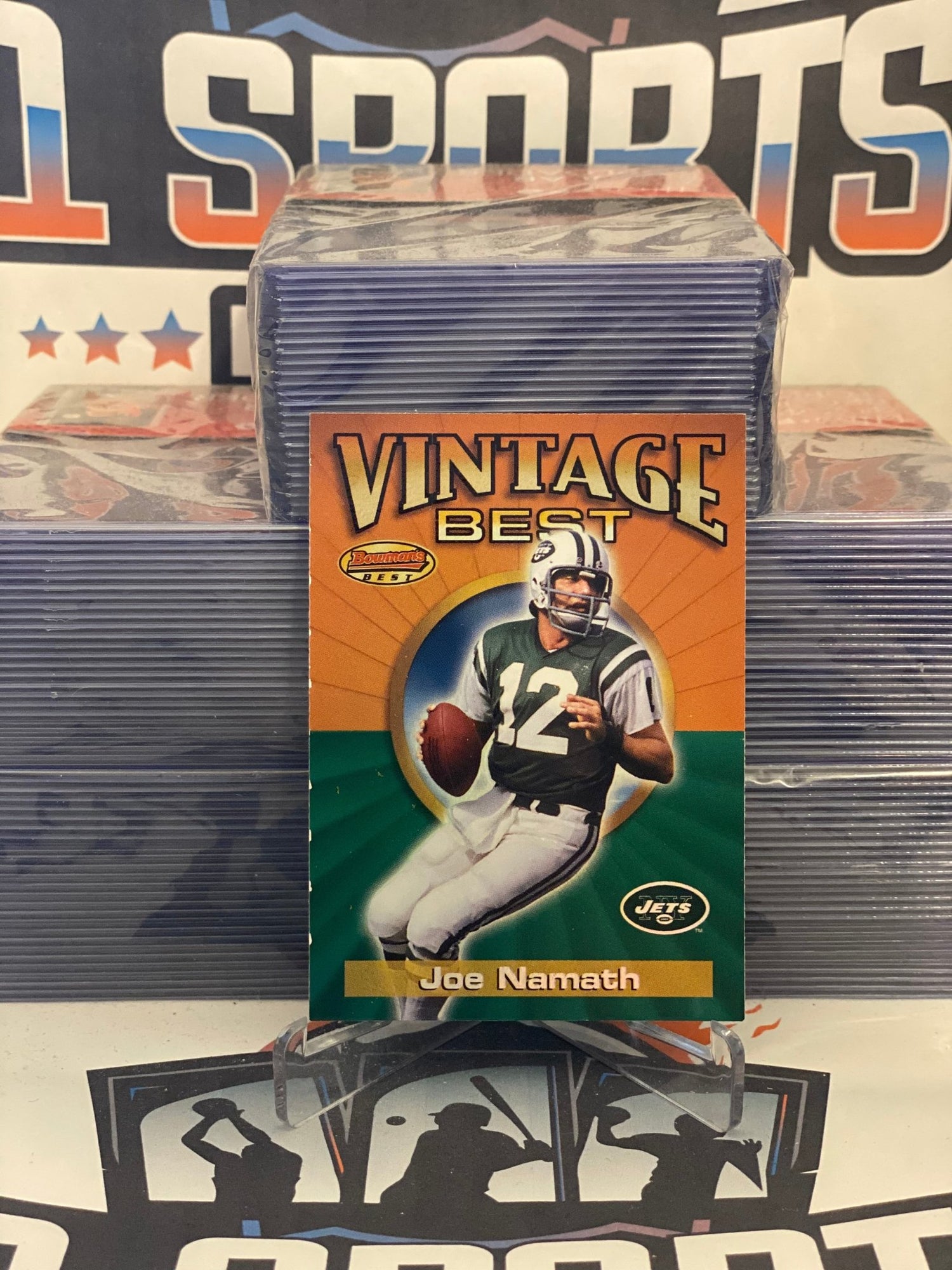 2001 Bowman's Best (Vintage Best) Joe Namath #VBJN