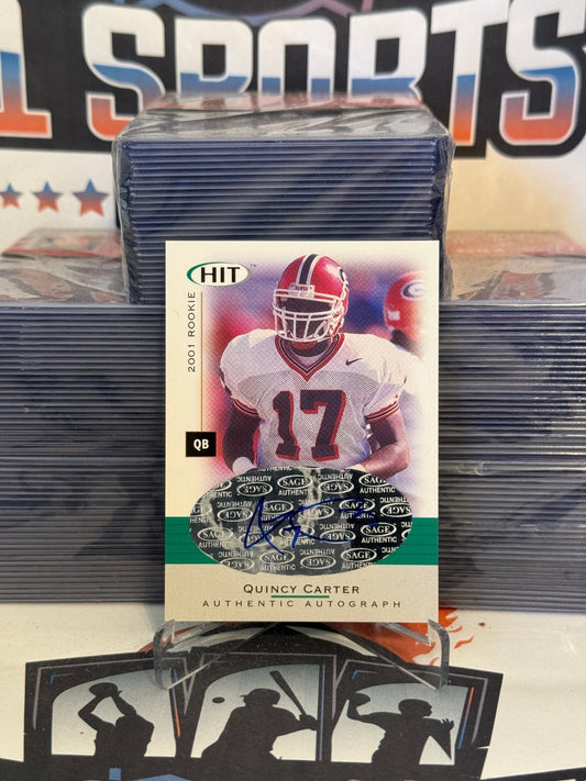 2001 Sage HIT (Auto) Quincy Carter Rookie #A17
