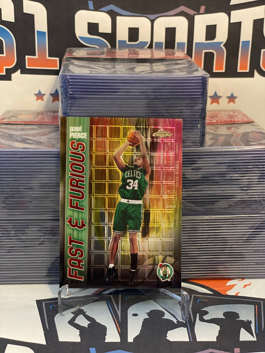 2001 Topps Chrome (Fast & Furious) Paul Pierce #FF10