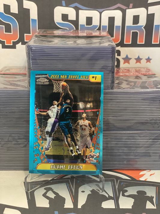 2001 Topps Chrome Kwame Brown Rookie #165