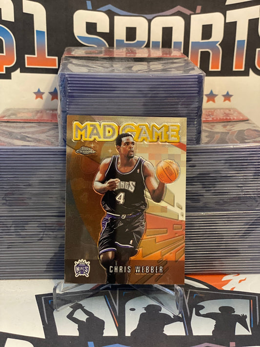 2001 Topps Chrome (Mad Game) Chris Webber #MG9