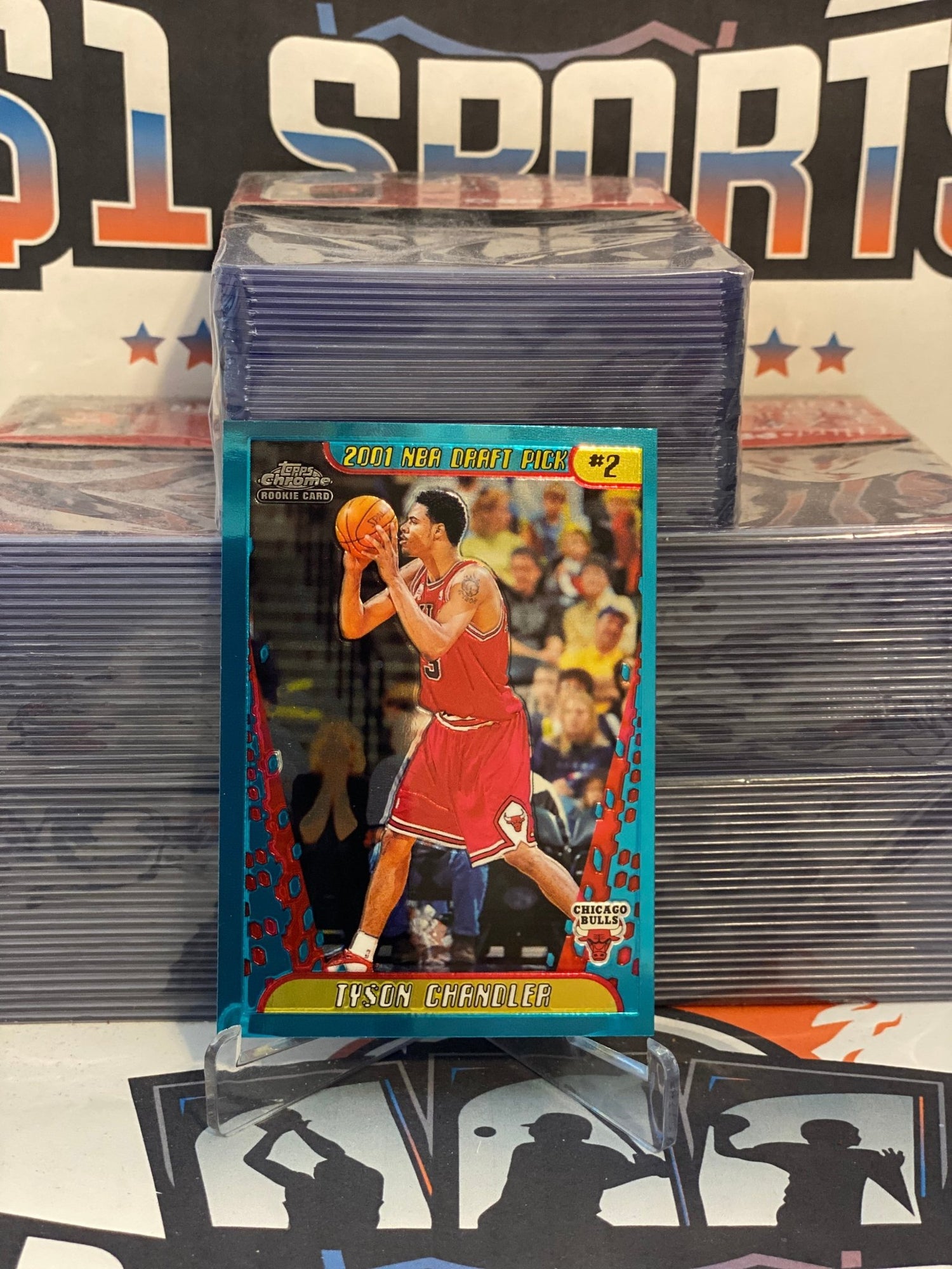 2001 Topps Chrome Tyson Chandler Rookie #130