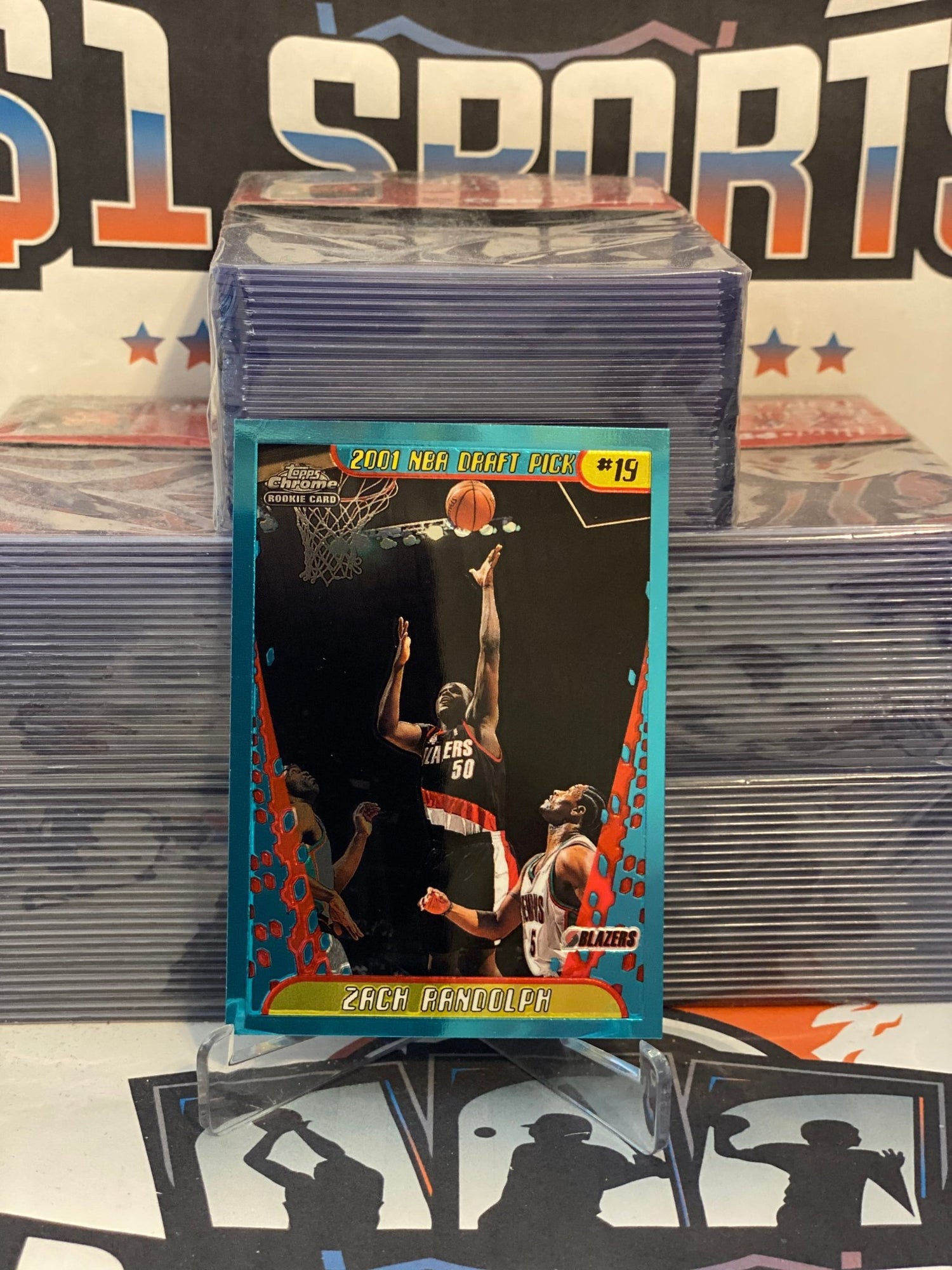 2001 Topps Chrome Zach Randolph Rookie #147