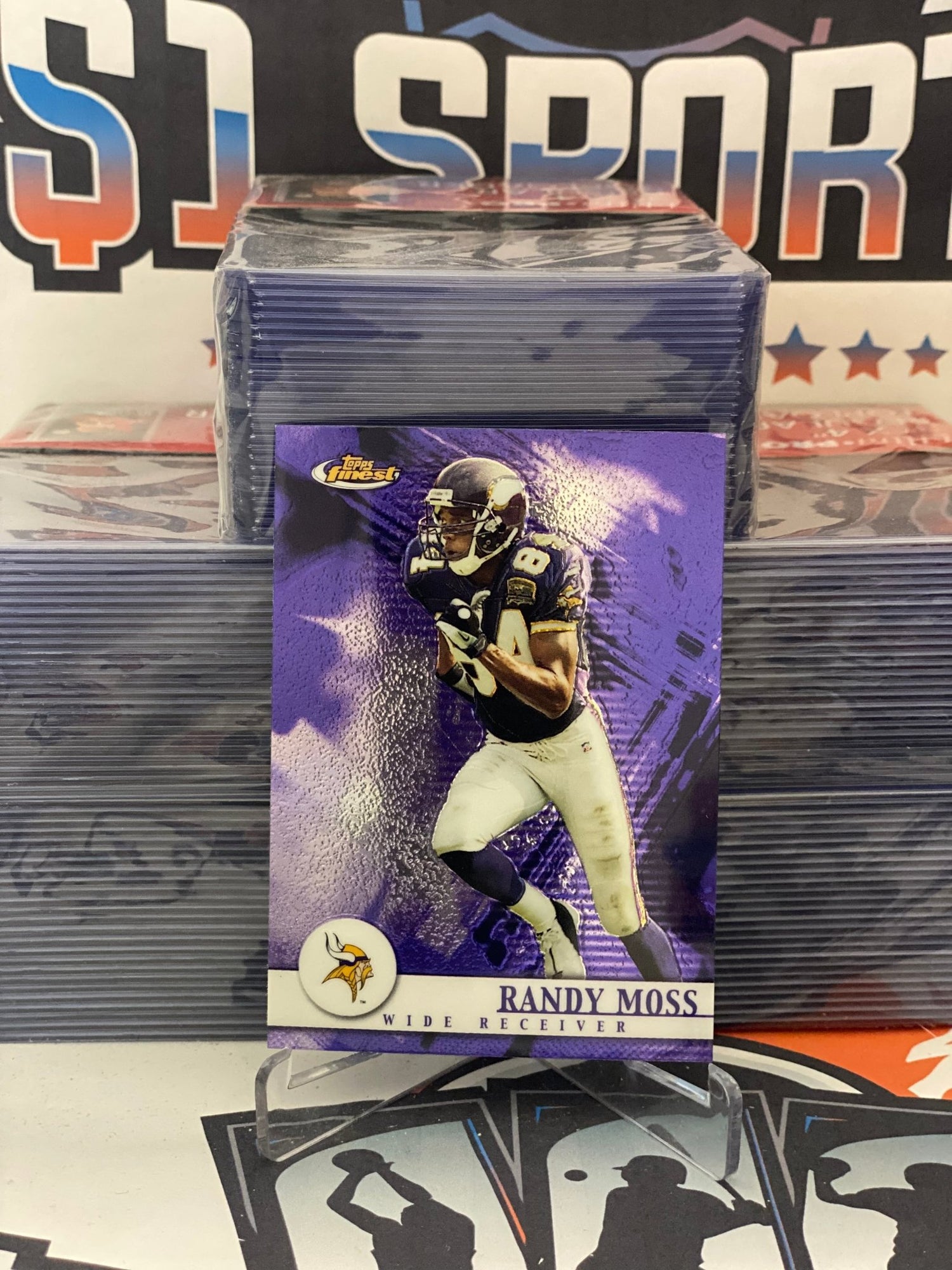 2001 Topps Finest Randy Moss #24