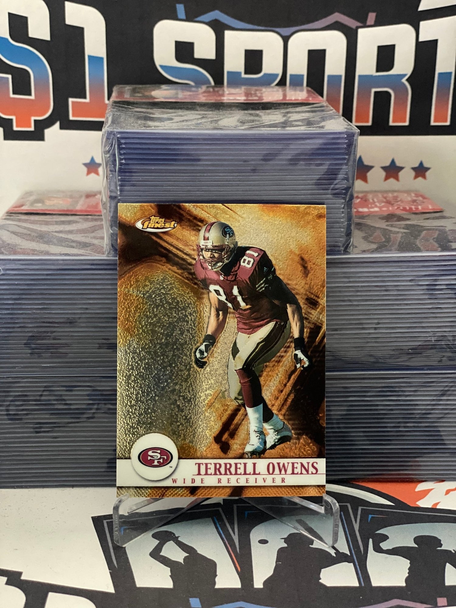 2001 Topps Finest Terrell Owens #18