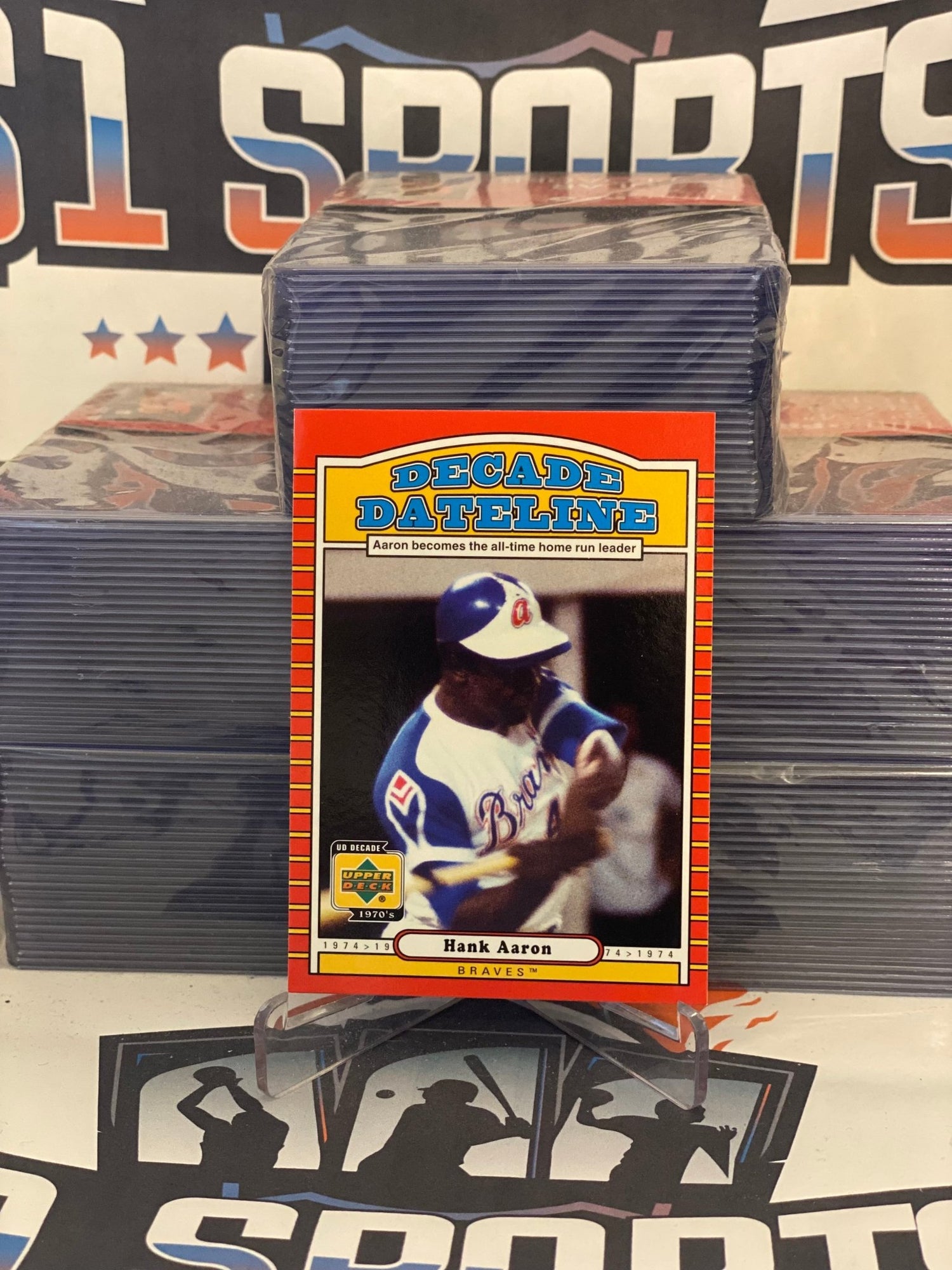 2001 Upper Deck (Decade Dateline) Hank Aaron #122