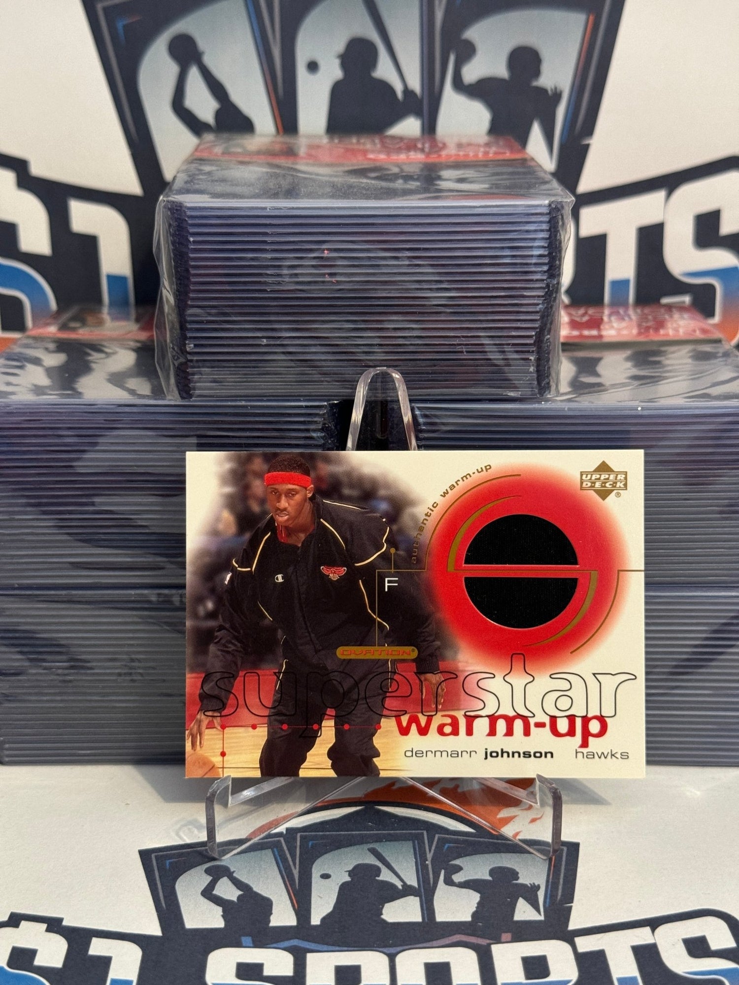 2001 Upper Deck (Superstar Warm-Up Relic) Dermarr Johnson #DJ