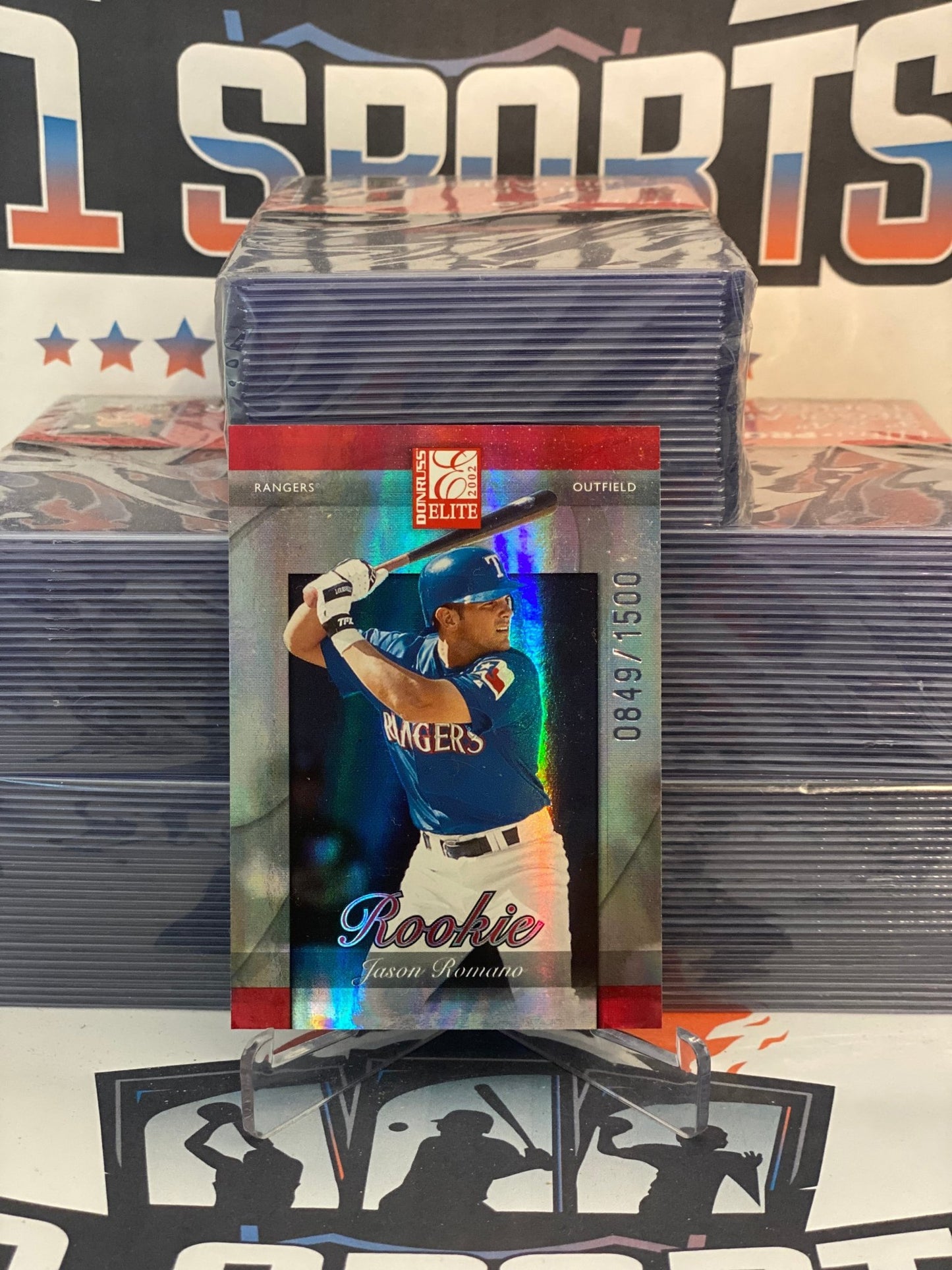 2002 Donruss Elite (Red 0849/1500) Jason Romano Rookie #170