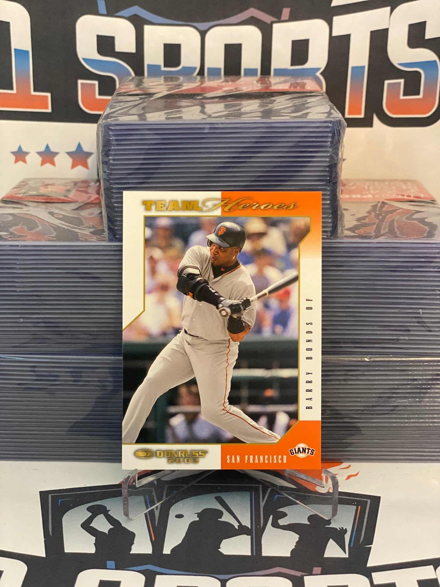 2002 Donruss (Team Heroes) Barry Bonds #445