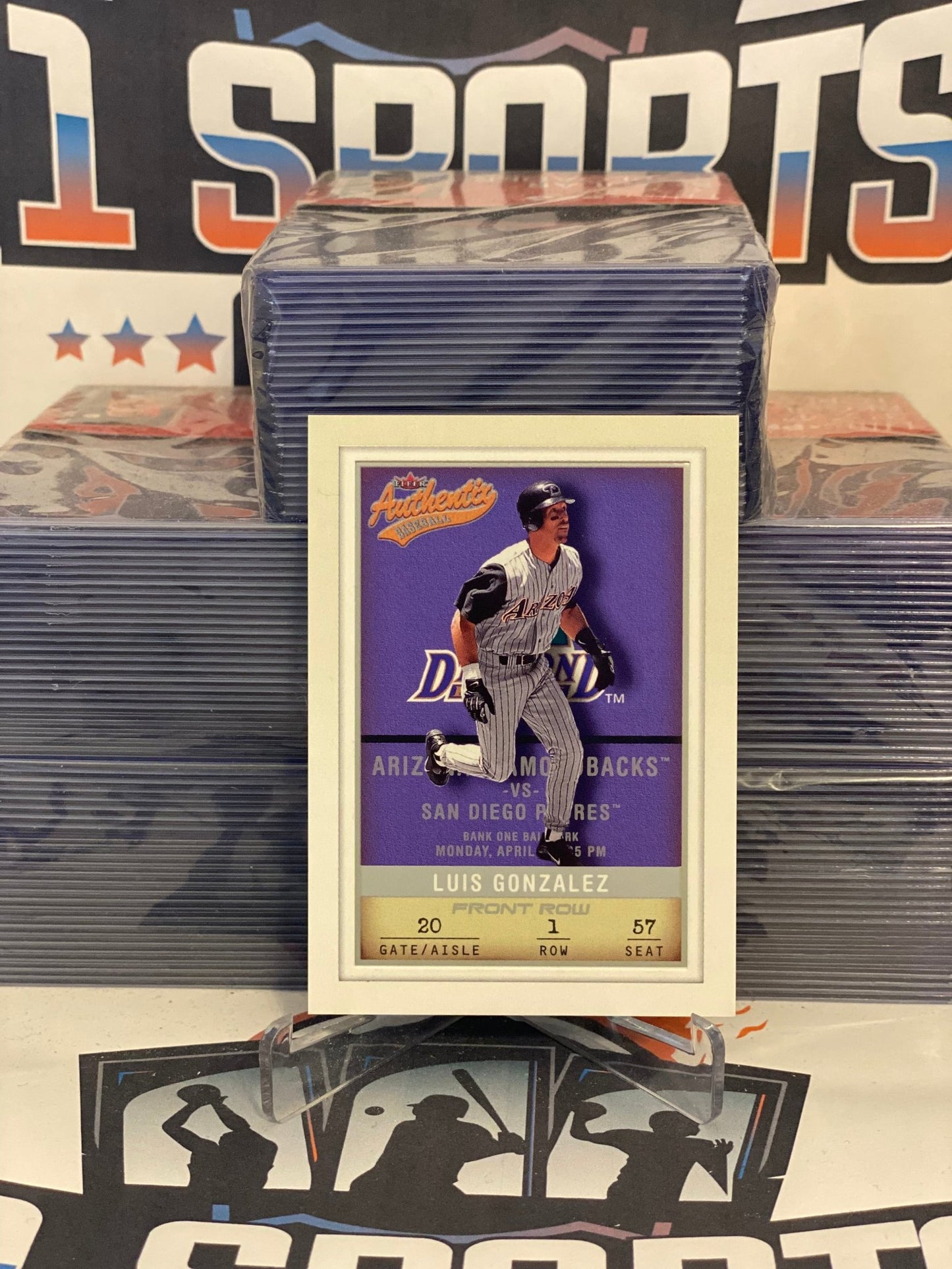 2002 Fleer Athentic (Front Row 69/150) Luis Gonzalez #96