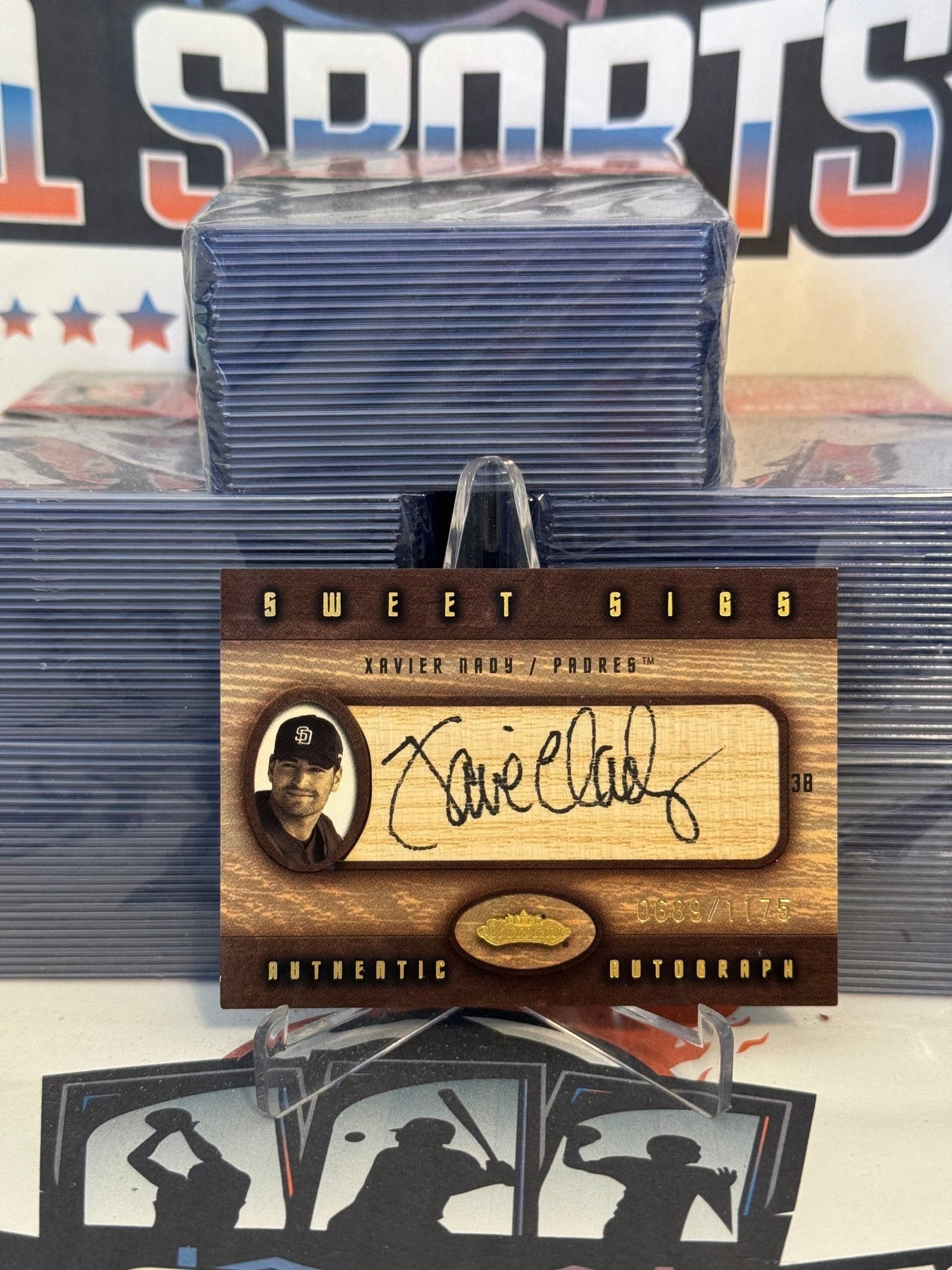 2002 Fleer Showcase (Sweet Sigs Auto 689/1175) Xavier Nady #NNO