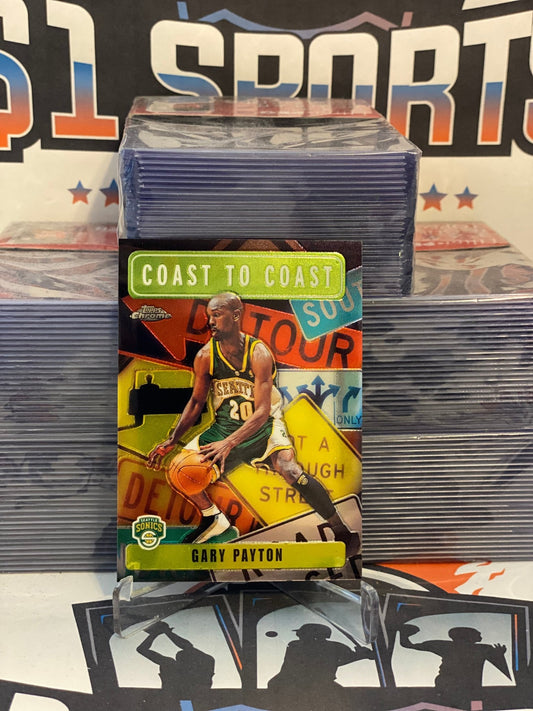 2002 Topps Chrome (Coast to Coast) Gary Payton #CC12