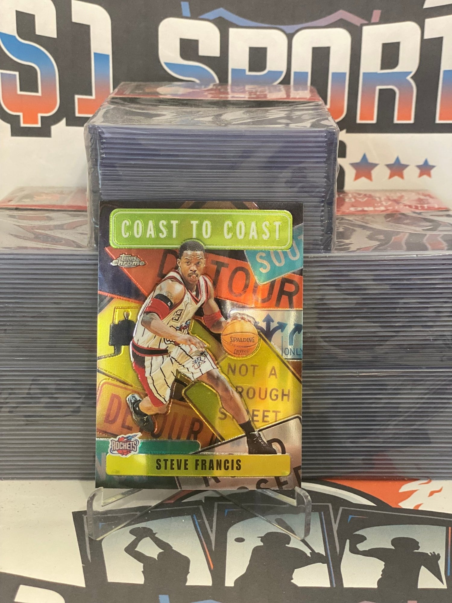 2002 Topps Chrome (Coast to Coast) Steve Francis #CC5