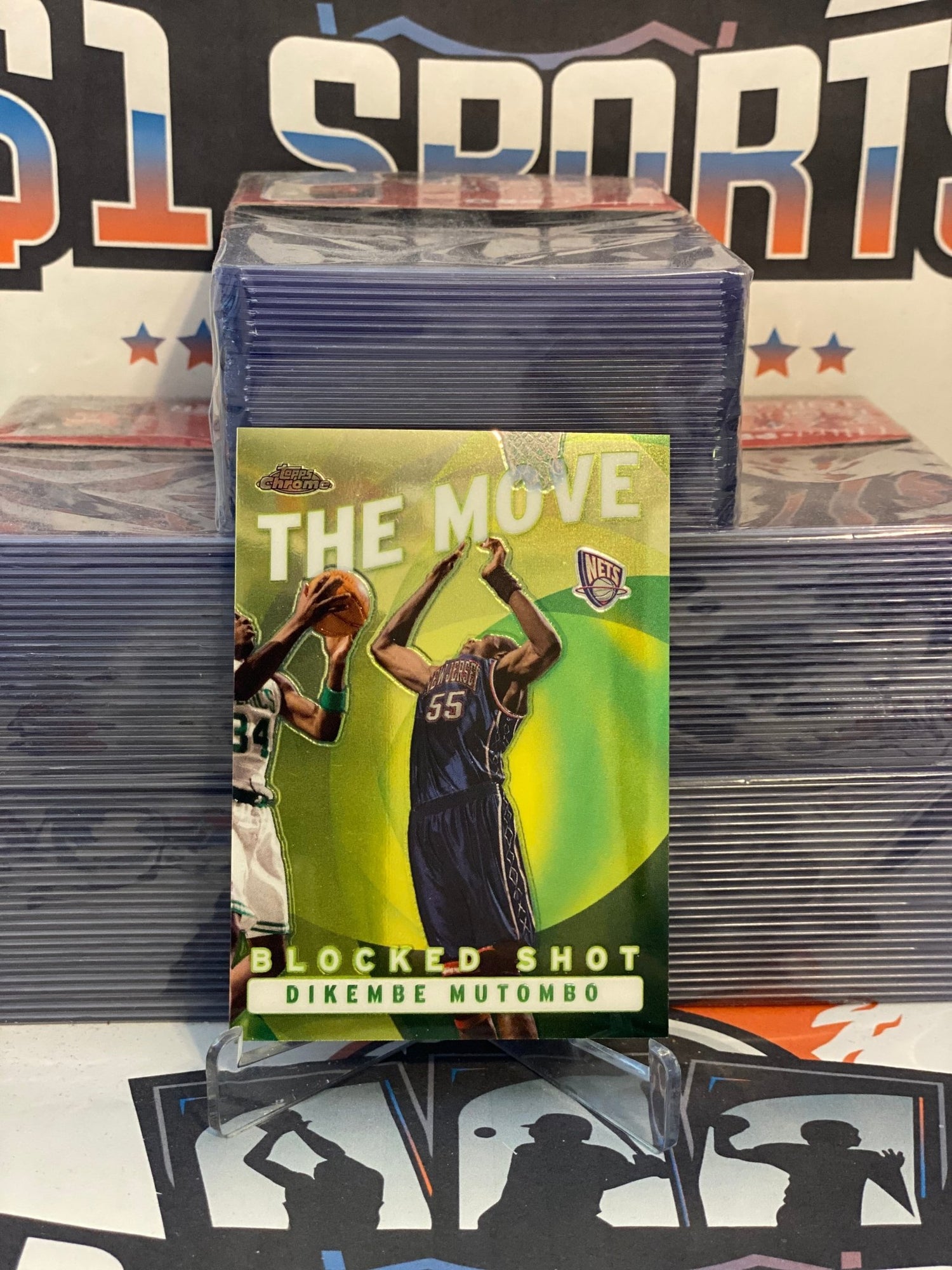 2002 Topps Chrome (The Move) Dikembe Mutombo #TM14