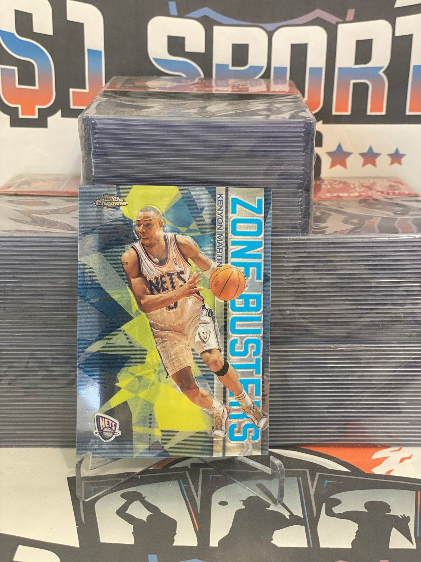 2002 Topps Chrome (Zone Busters) Kenyon Martin #ZB4