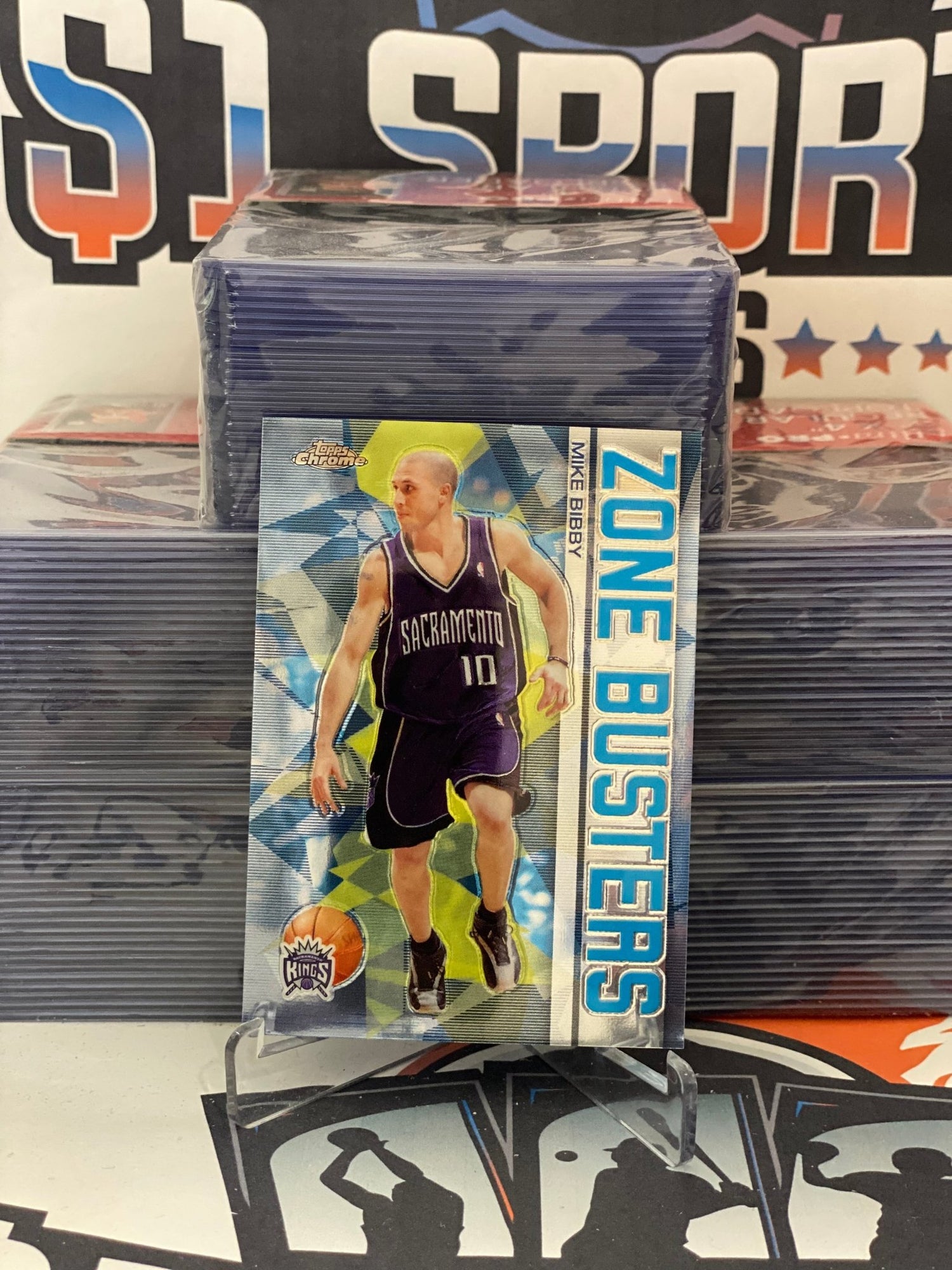 2002 Topps Chrome (Zone Busters) Mike Bibby #ZB9