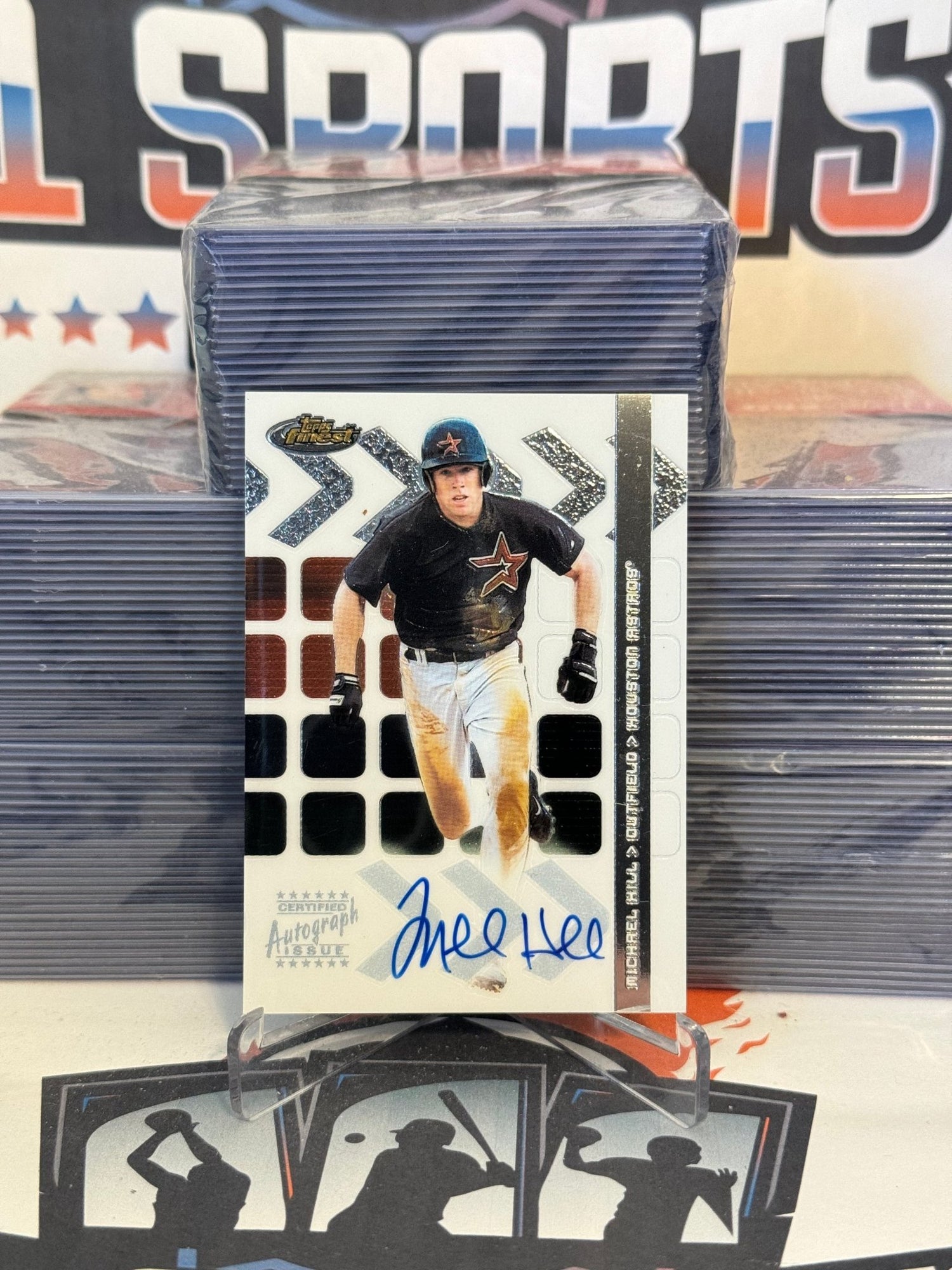 2002 Topps Finest (Auto) Michael Hill Rookie #109