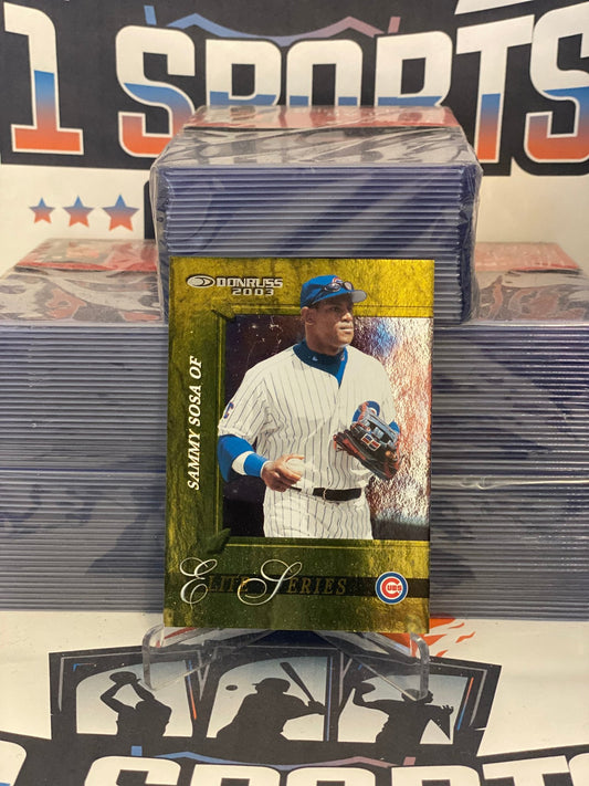 2003 Donruss (Elite Series 586/2500) Sammy Sosa #ES-8